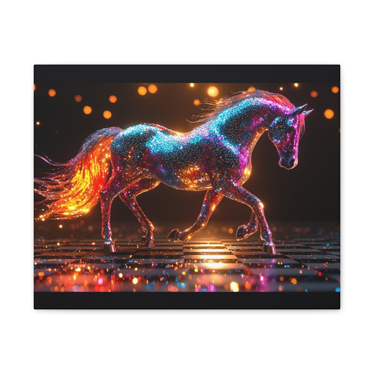 Bling Stallion - Canvas Stretched, 0.75"