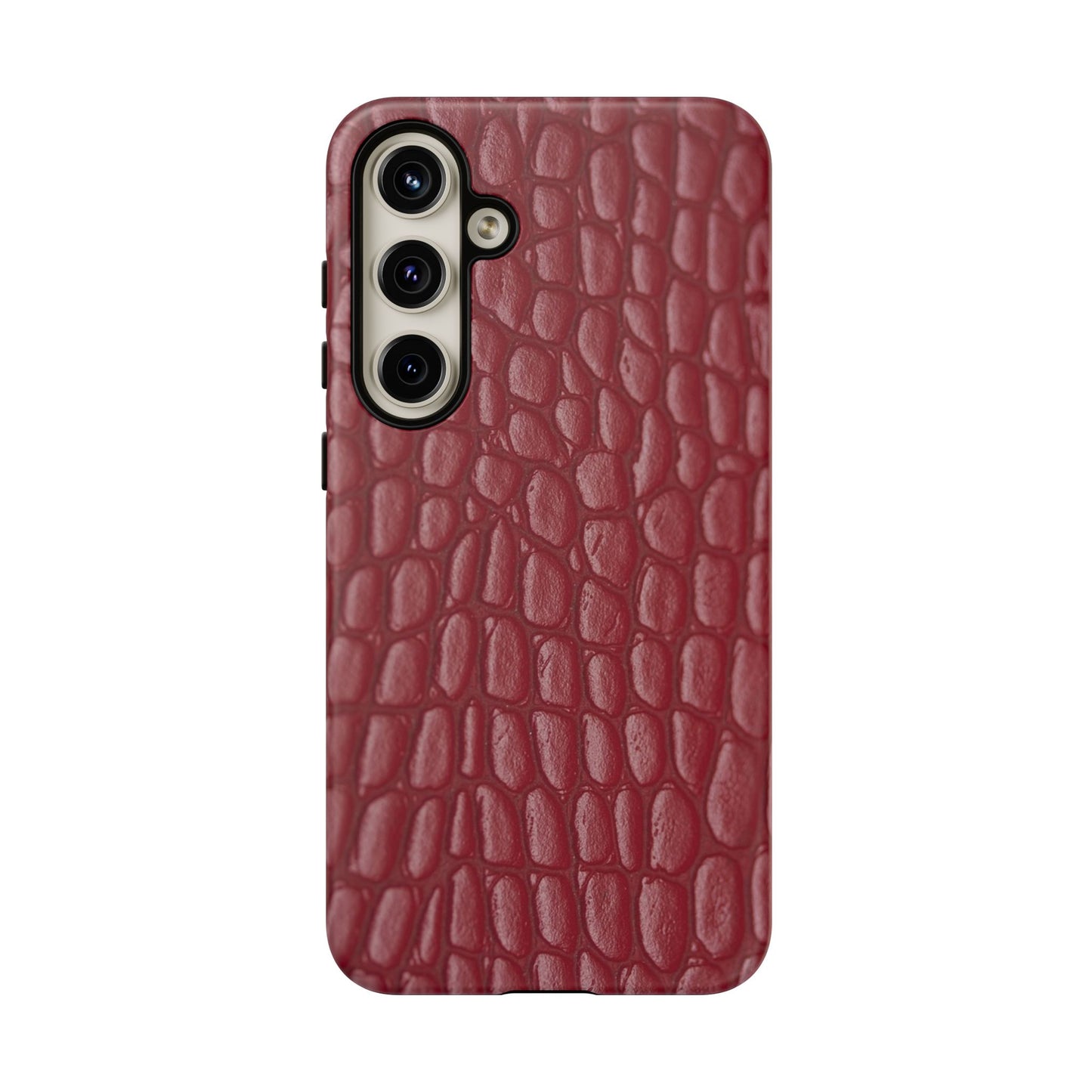 Red Leather - Tough Cases - Whimsical Phone Cases