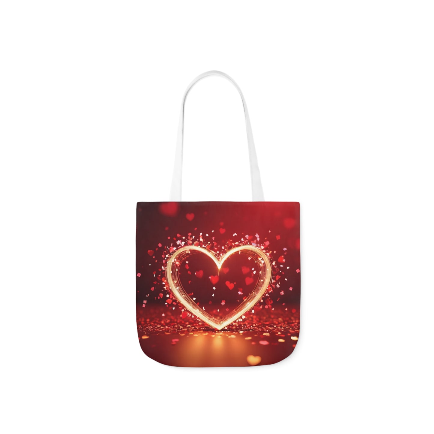 Valentines - Canvas Tote Bag, 5-Color Straps