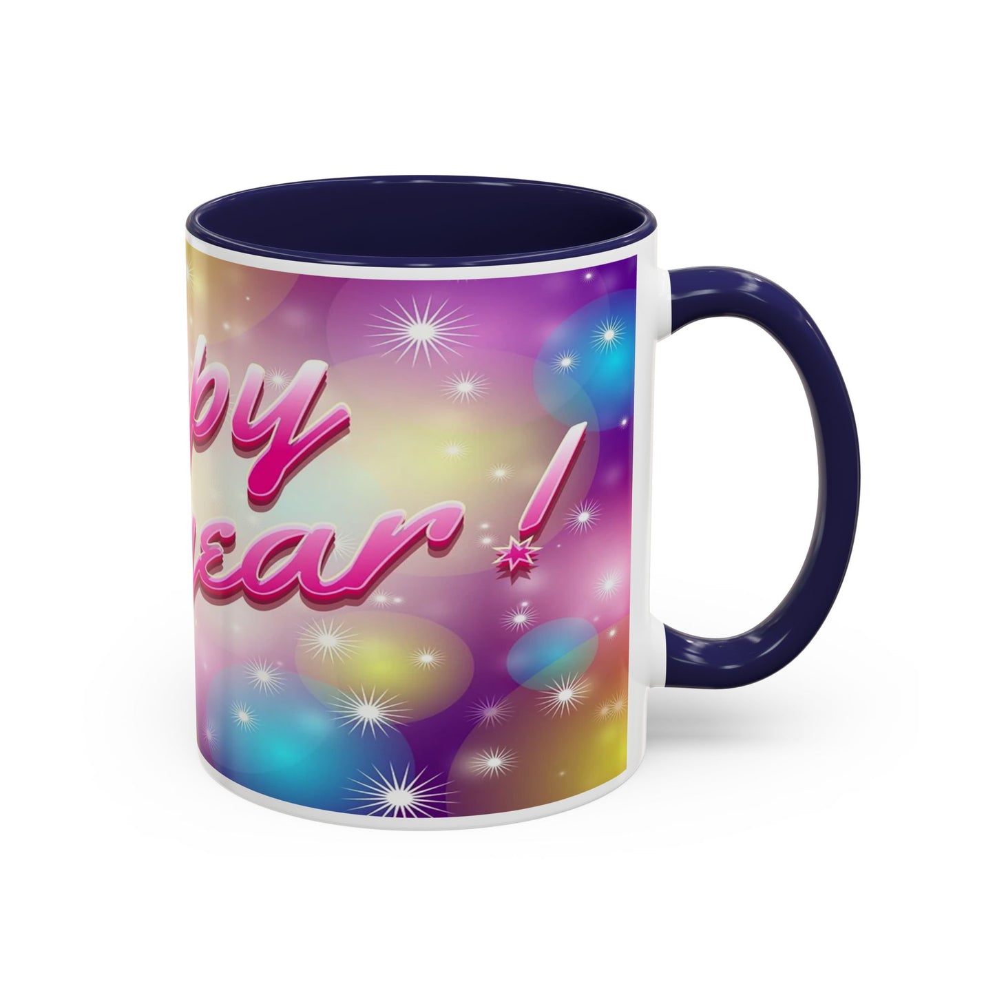 Happy New Year - Accent Coffee Mug (11, 15oz)