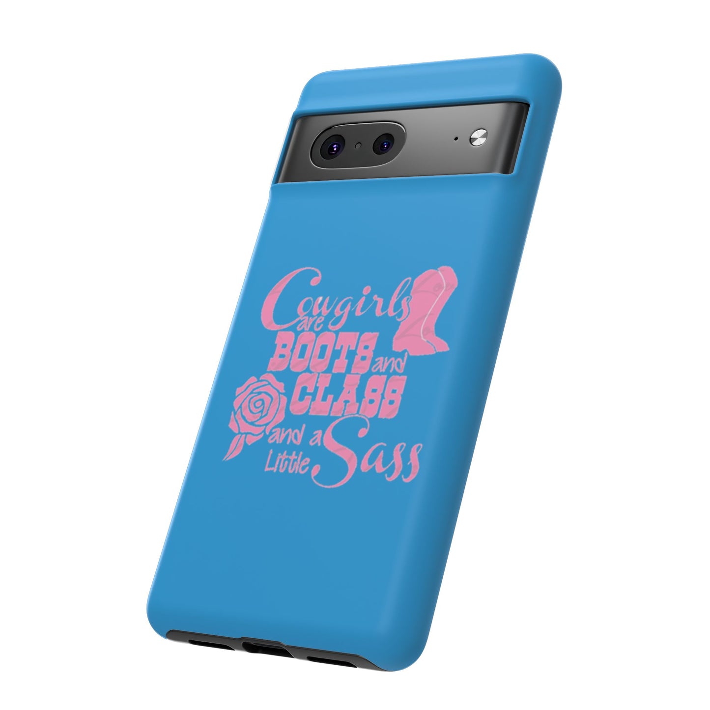 CowGirls are Boots -Tough Whimsical Phone Cases