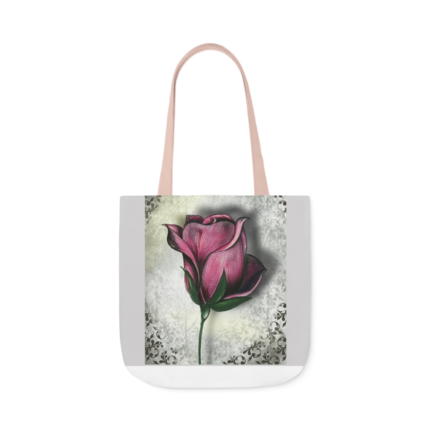 Rose - Canvas Tote Bag, 5-Color Straps