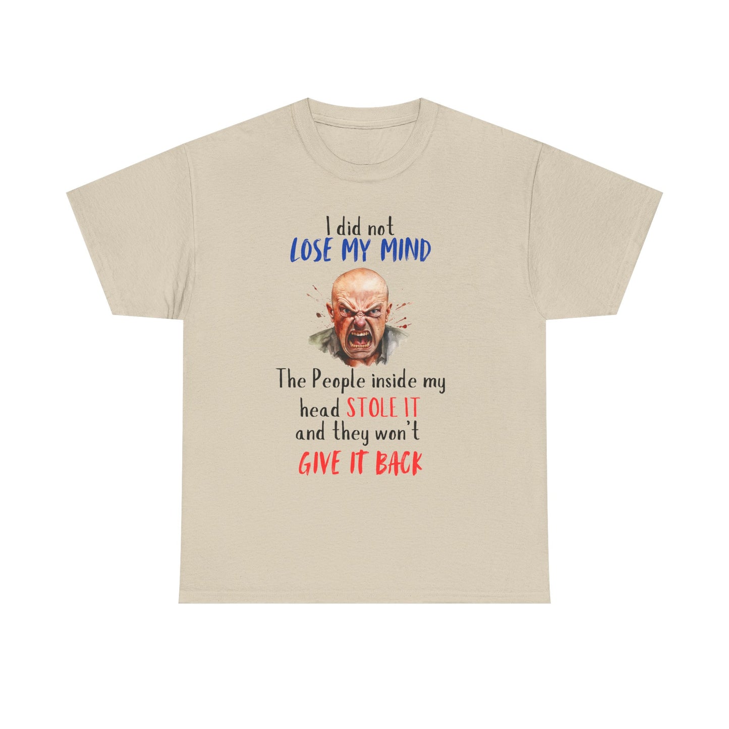I Did Not Lose My Mind - Funny Unisex Heavy Cotton T-Shirt