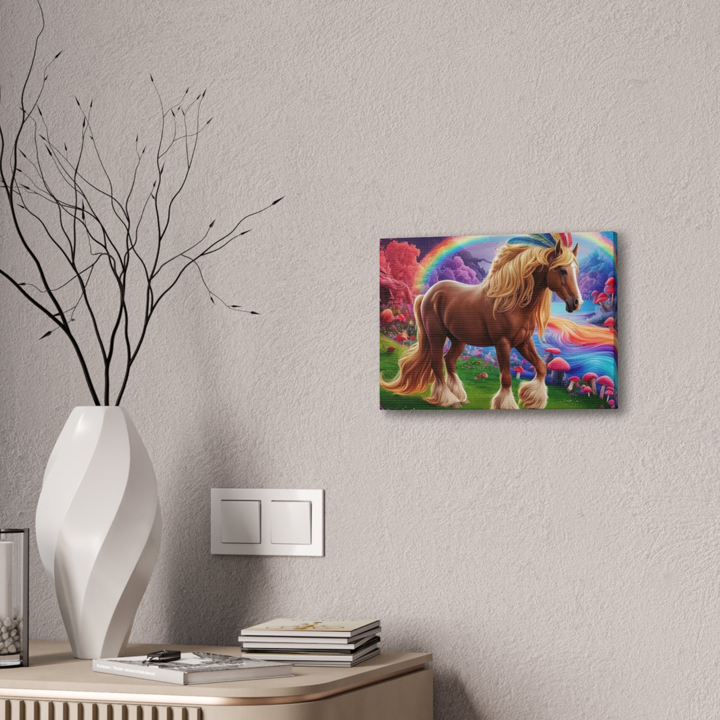 Colorful Horse - Canvas Stretched, 0.75"