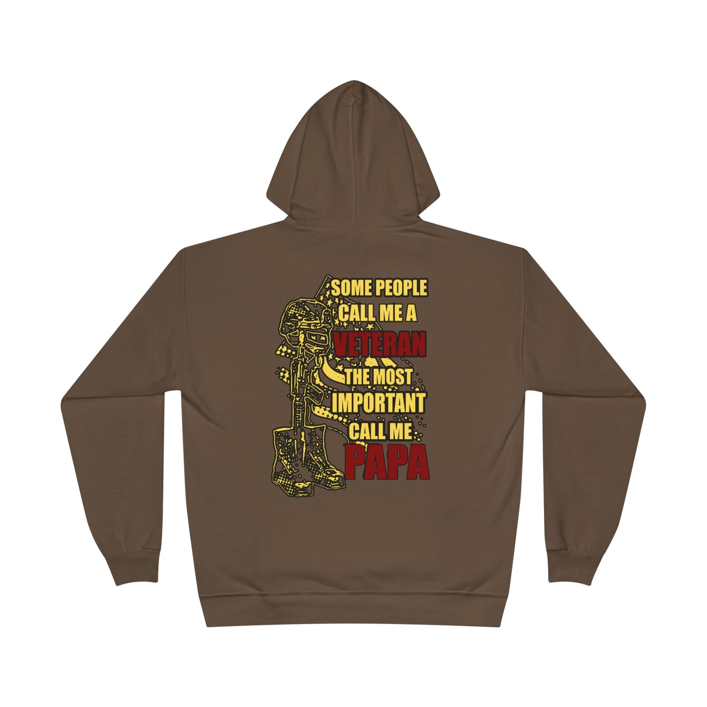 Military - Veteran - Unisex EcoSmart® Pullover Hoodie Sweatshirt