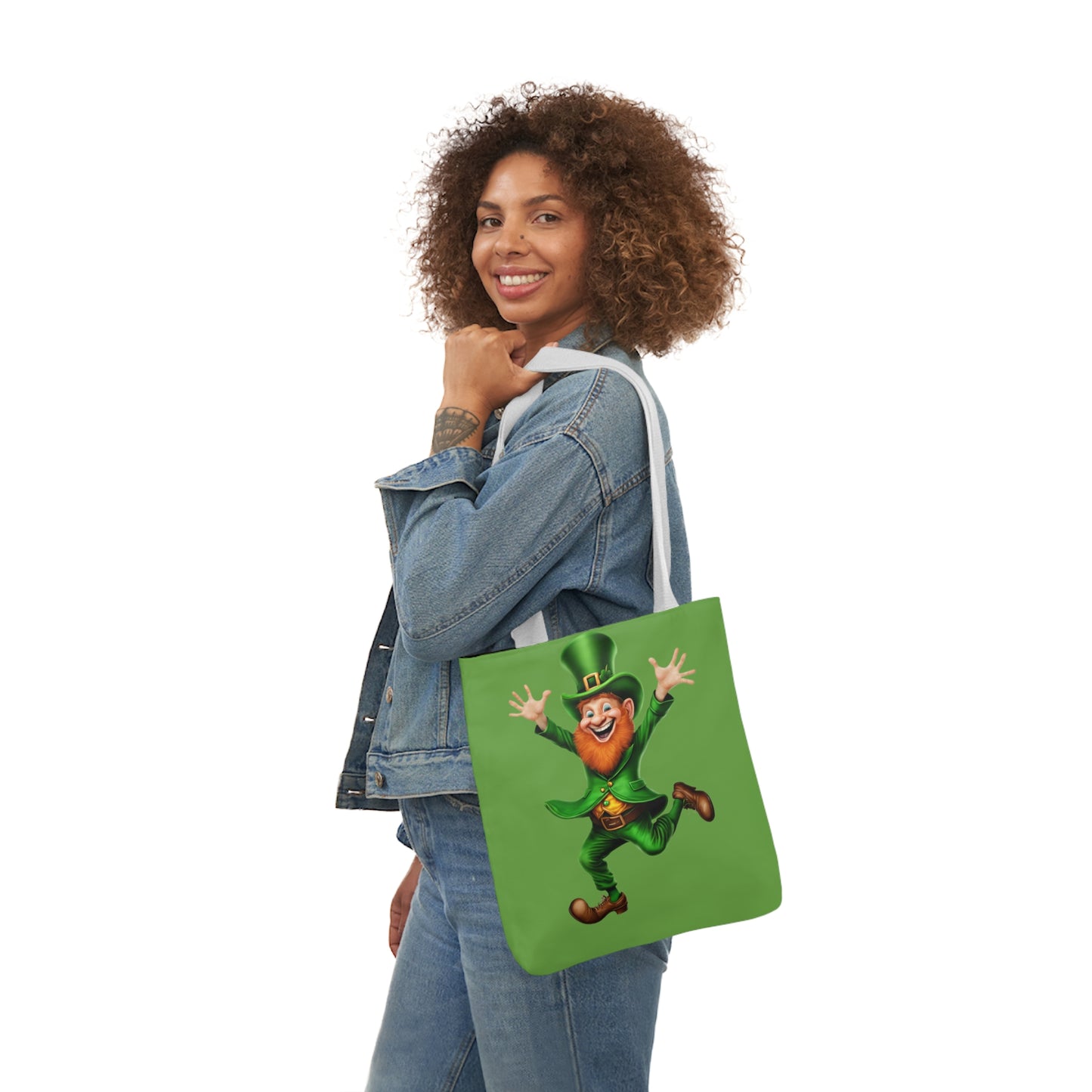 St. Patricks - Canvas Tote Bag, 5-Color Straps