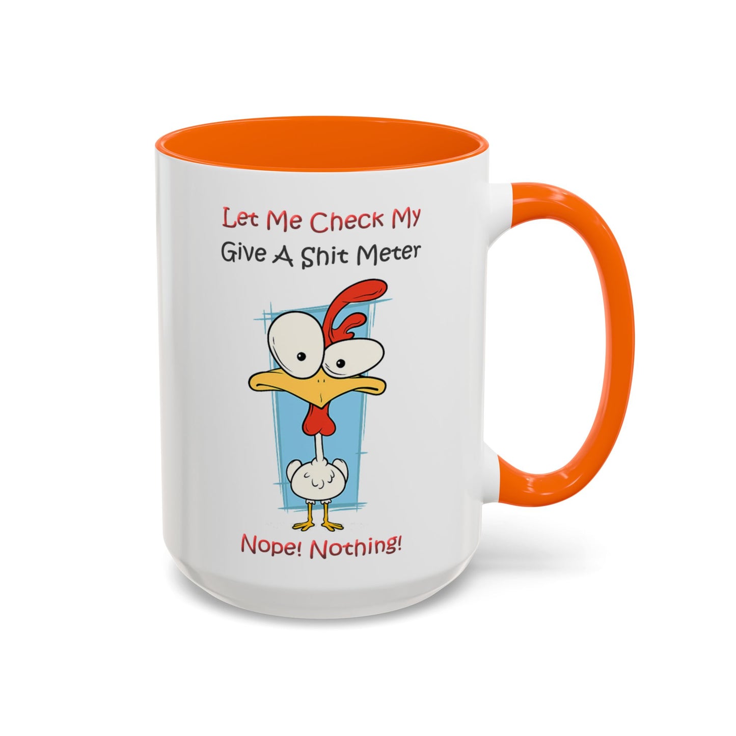 Let Me Check - Accent Coffee Mug (11, 15oz) Father's Day