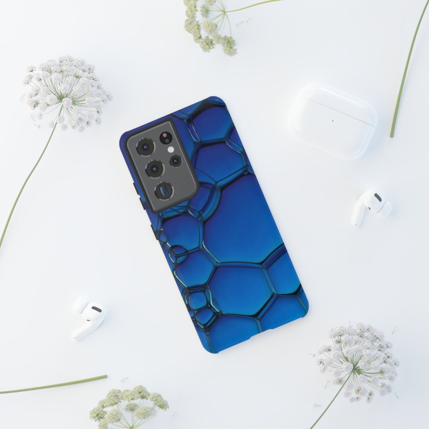 Blue Bubbles - Tough Cases - Whimsical Phone Cases