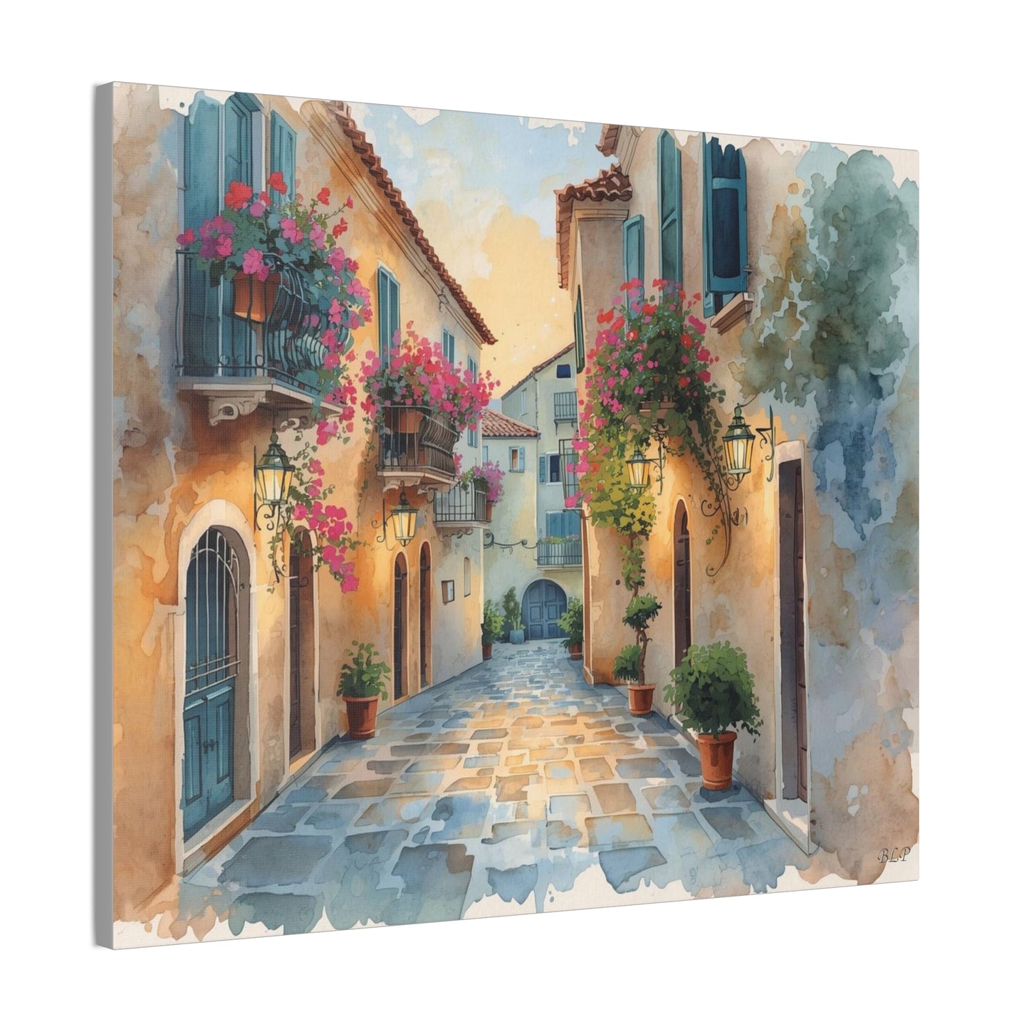 Old Italian Street - Canvas Stretched, 0.75"- 2026 Wall Art Places