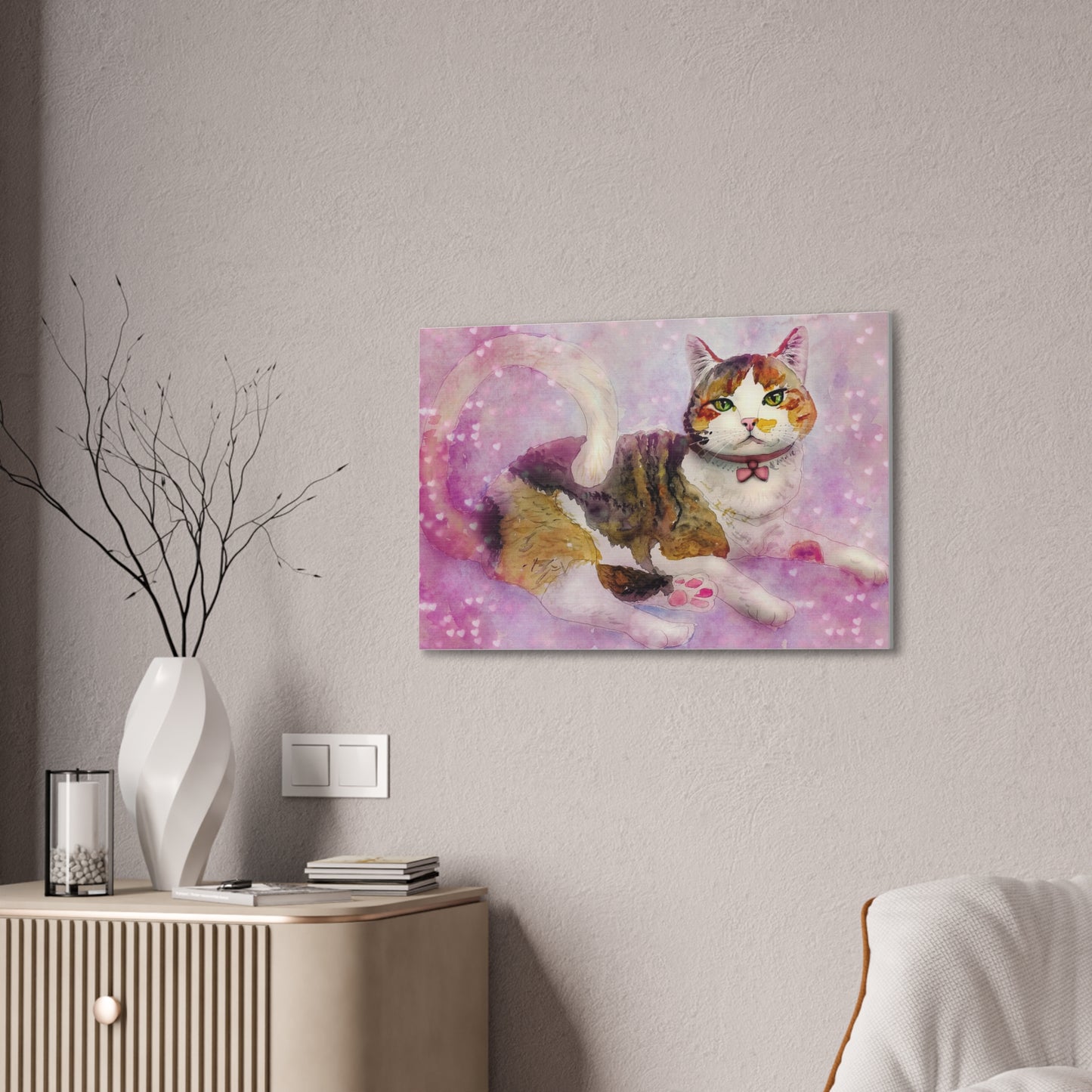 Pretty Kitty - Canvas Stretched, 0.75"