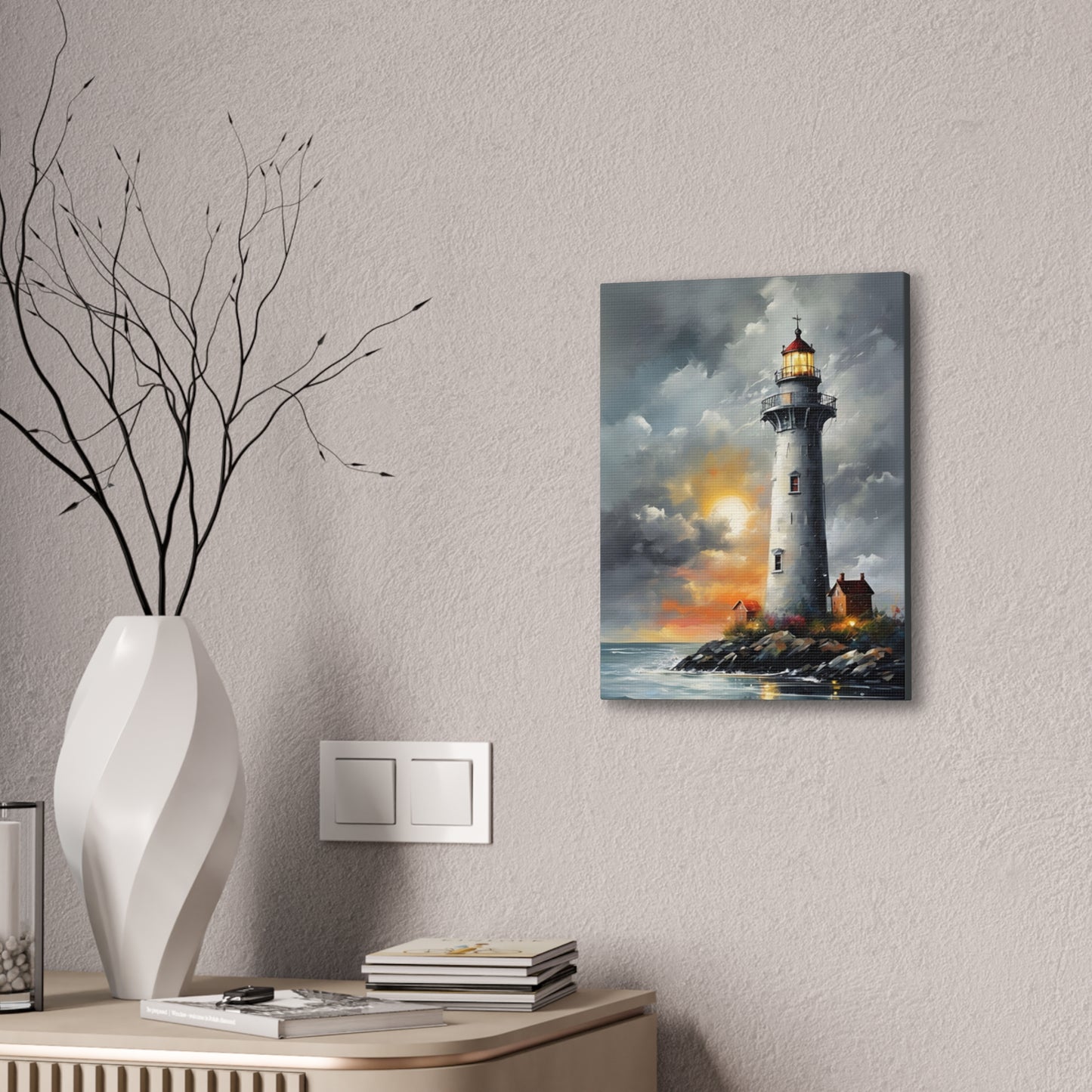 Light House - Canvas -Stretched, 0.75"