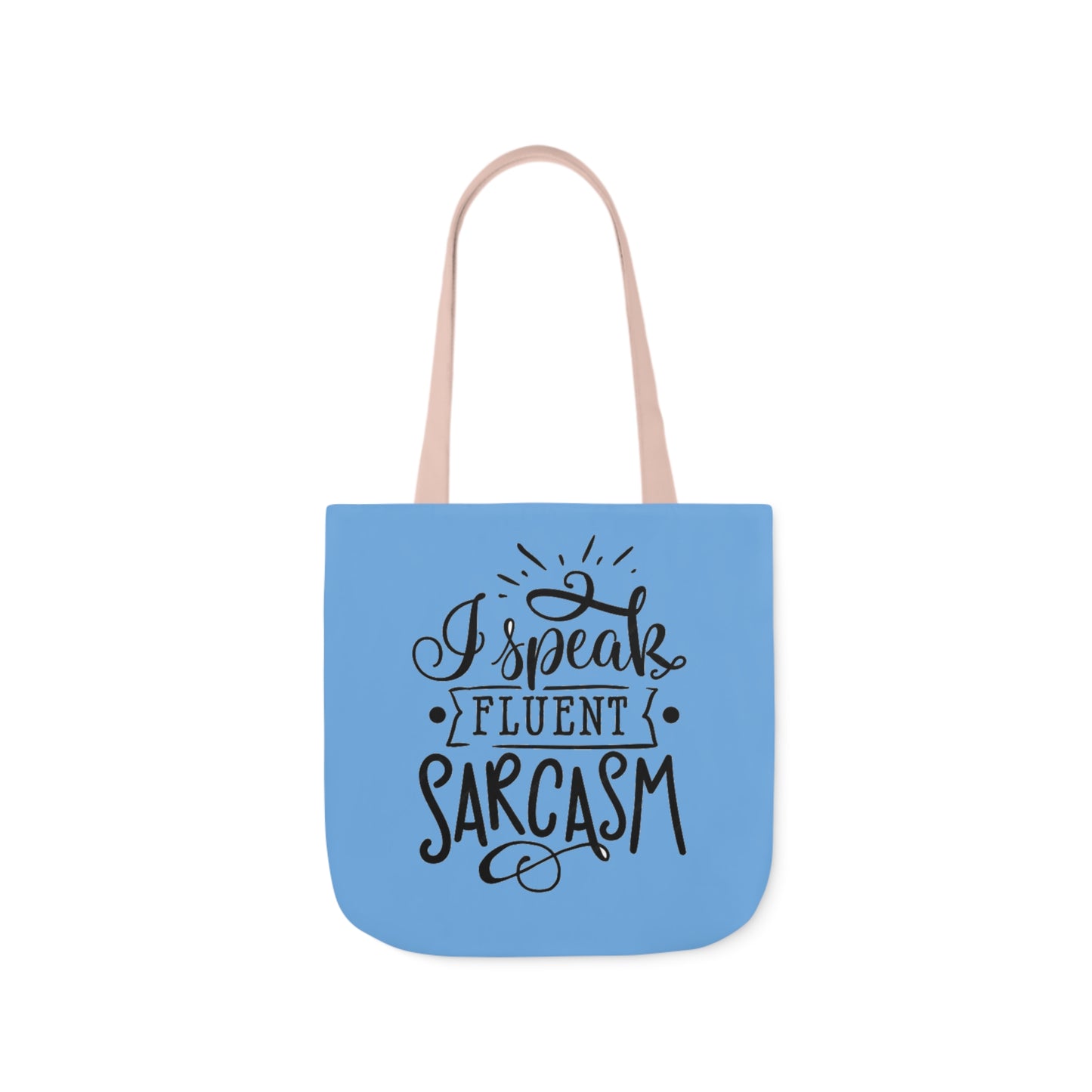 I Speak - Canvas Tote Bag, 5-Color Straps