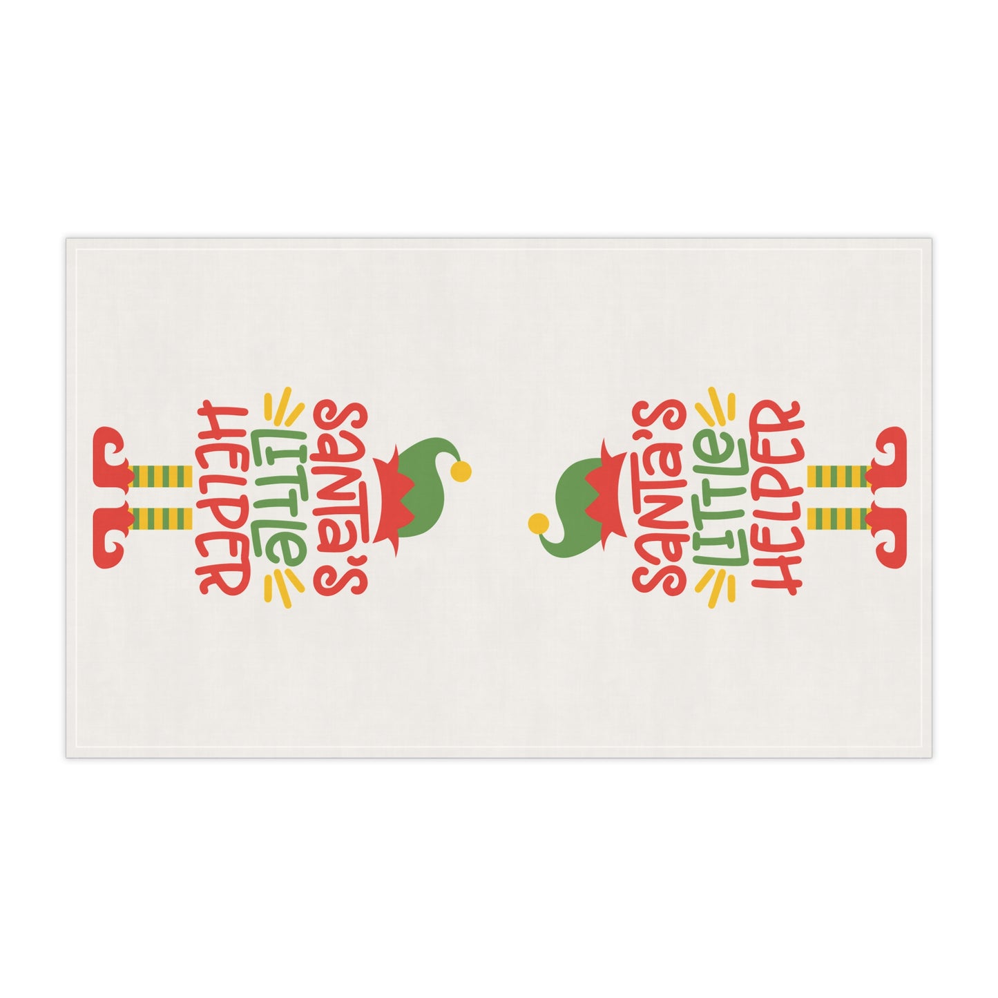 Santa's Helper - Tea Towels (cotton, poly) - Christmas