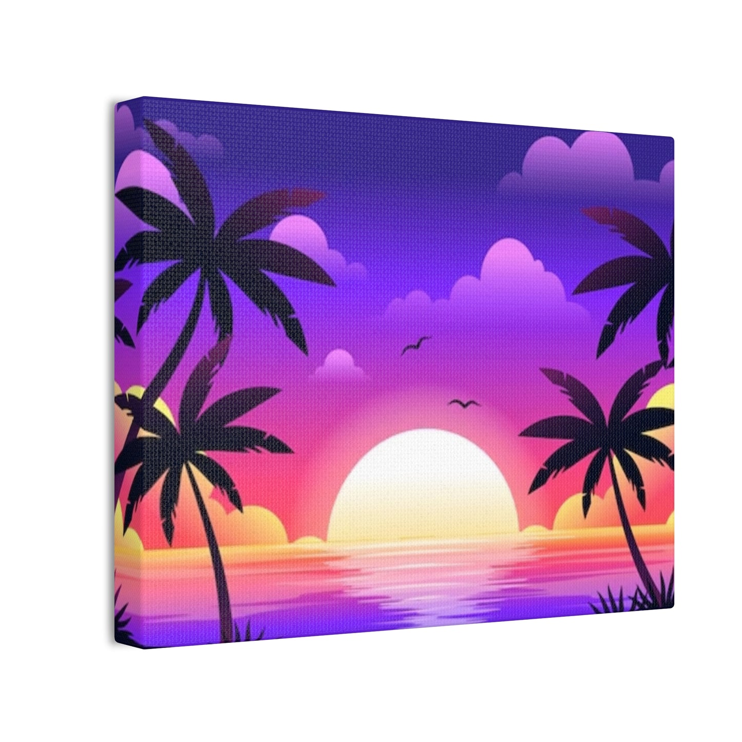 Island Sunset - Canvas Stretched, 0.75"