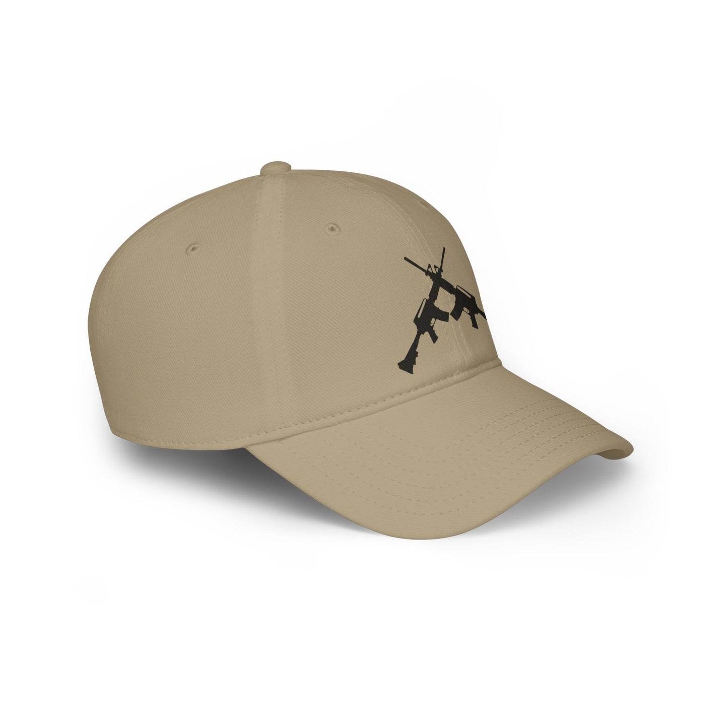 Crossed Guns - Low Profile Ball Cap - Military