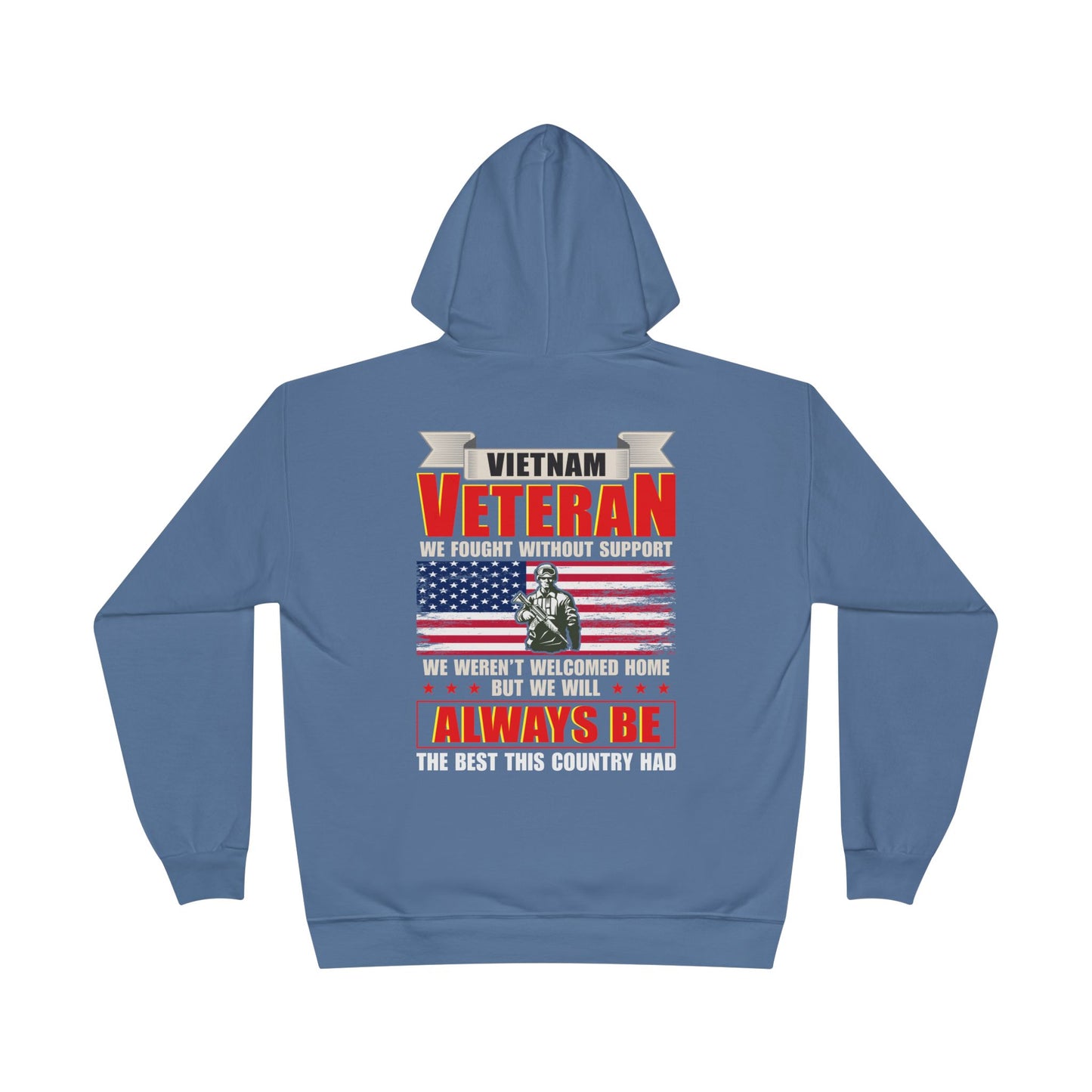 Military - Veteran - Unisex EcoSmart® Pullover Hoodie Sweatshirt