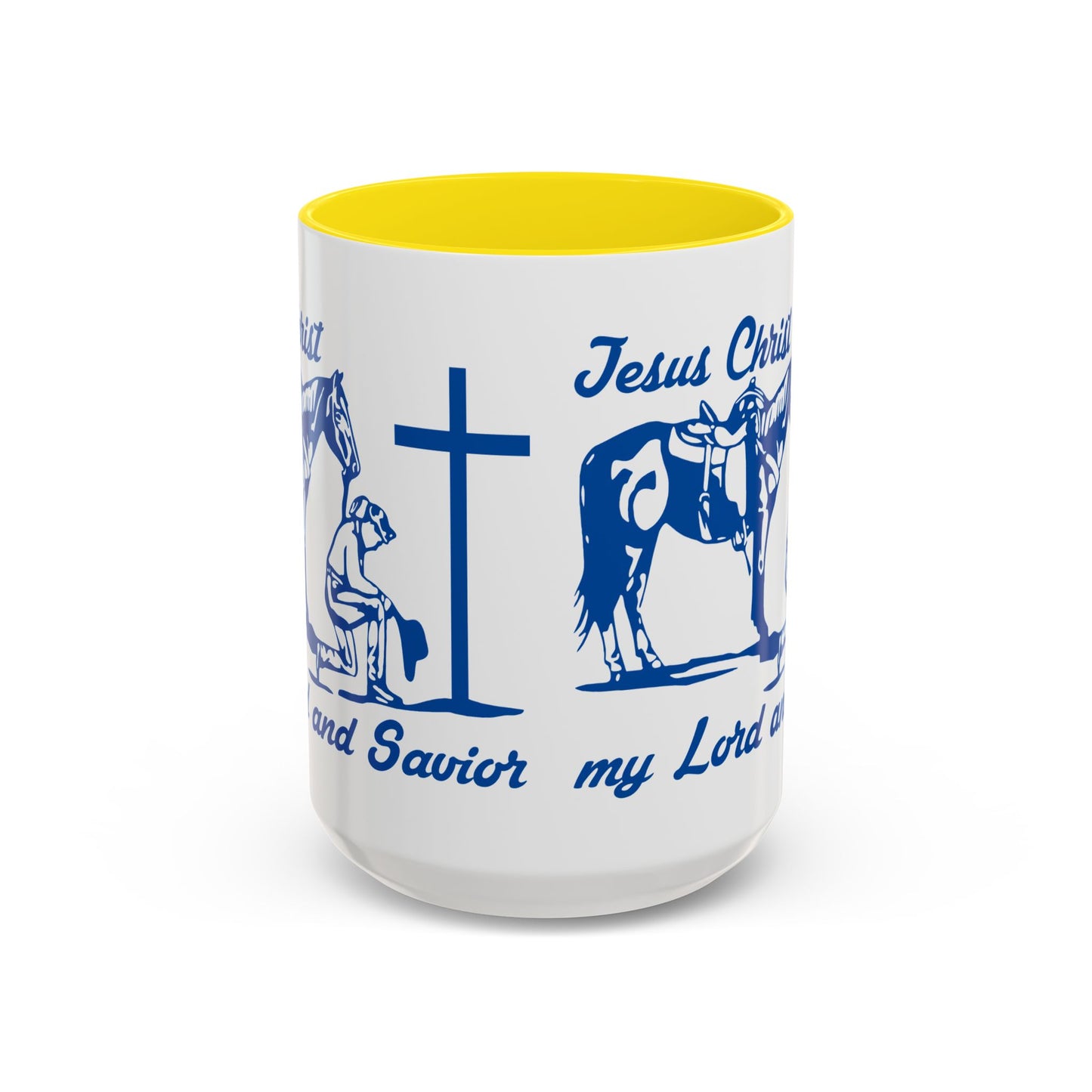 Lord and Savior - Accent Coffee Mug (11, 15oz) - Easter - Mother's Day - Father's Day