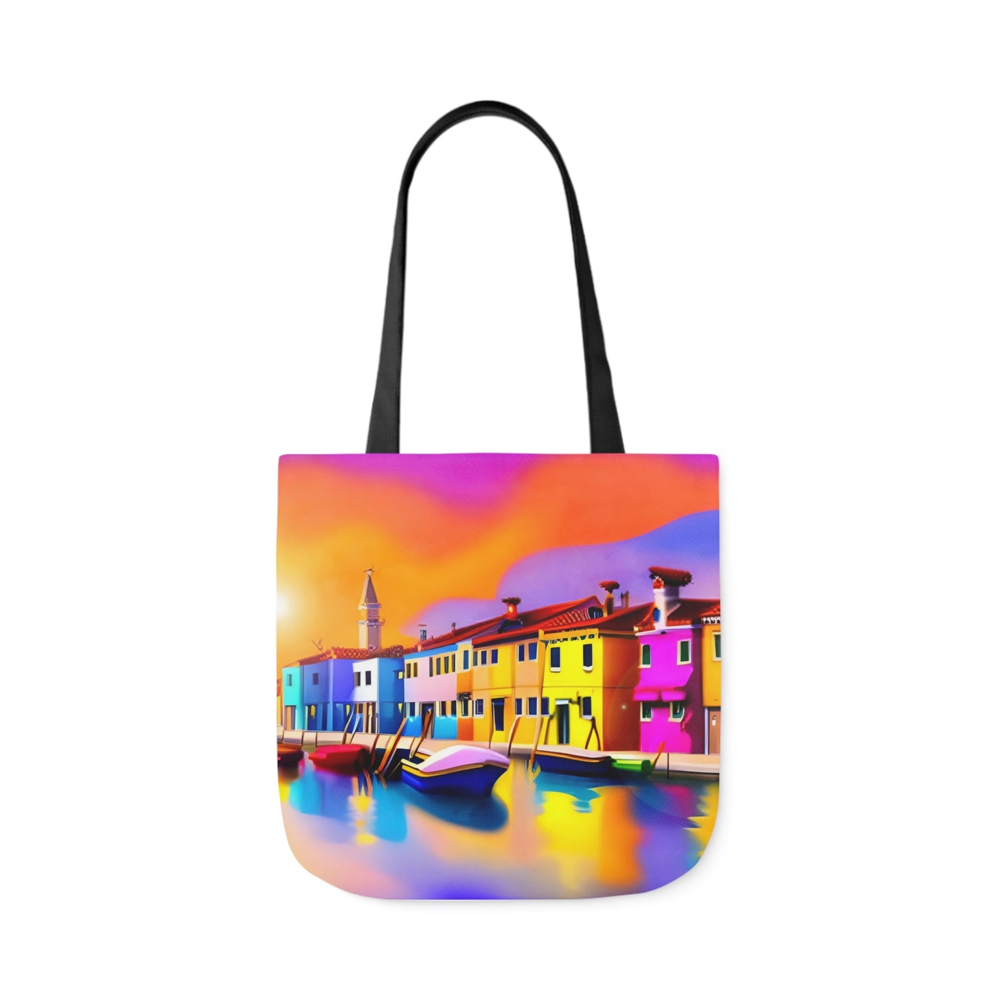 Venice - Canvas Tote Bag, 5-Color Straps