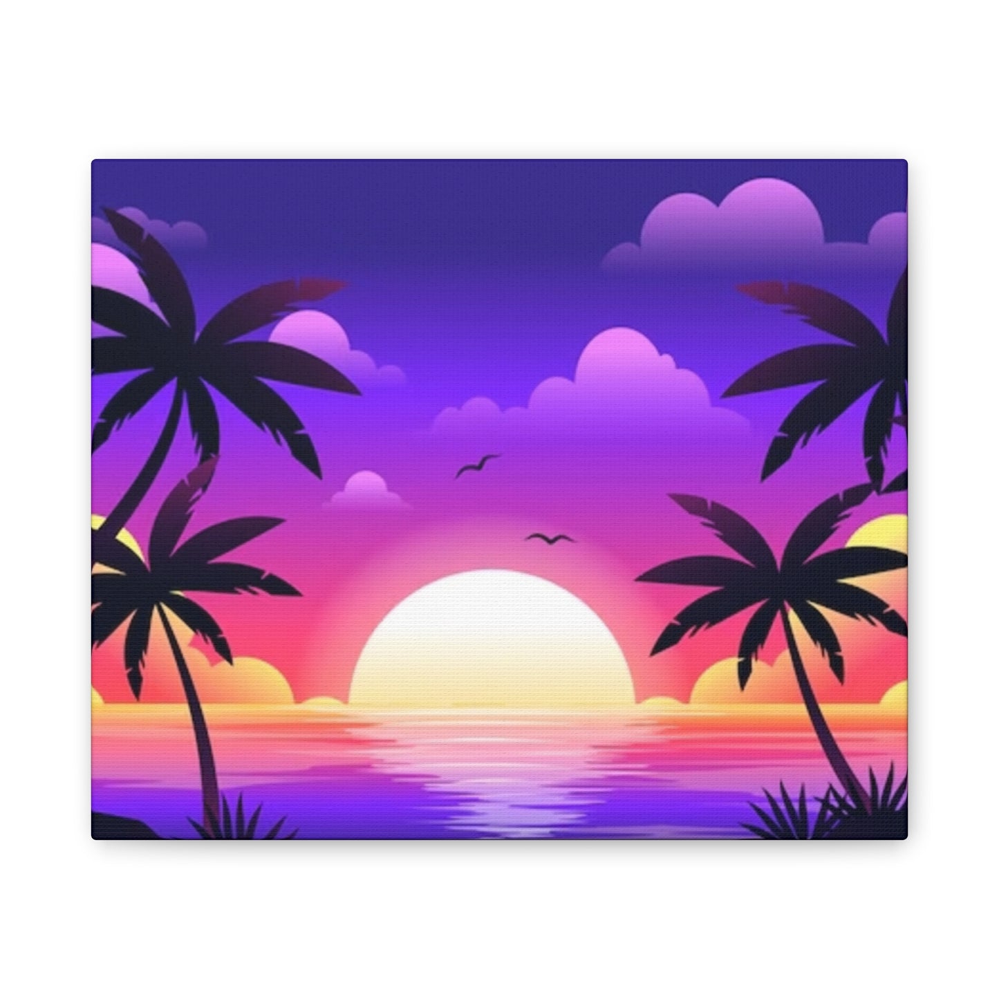 Island Sunset - Canvas Stretched, 0.75"