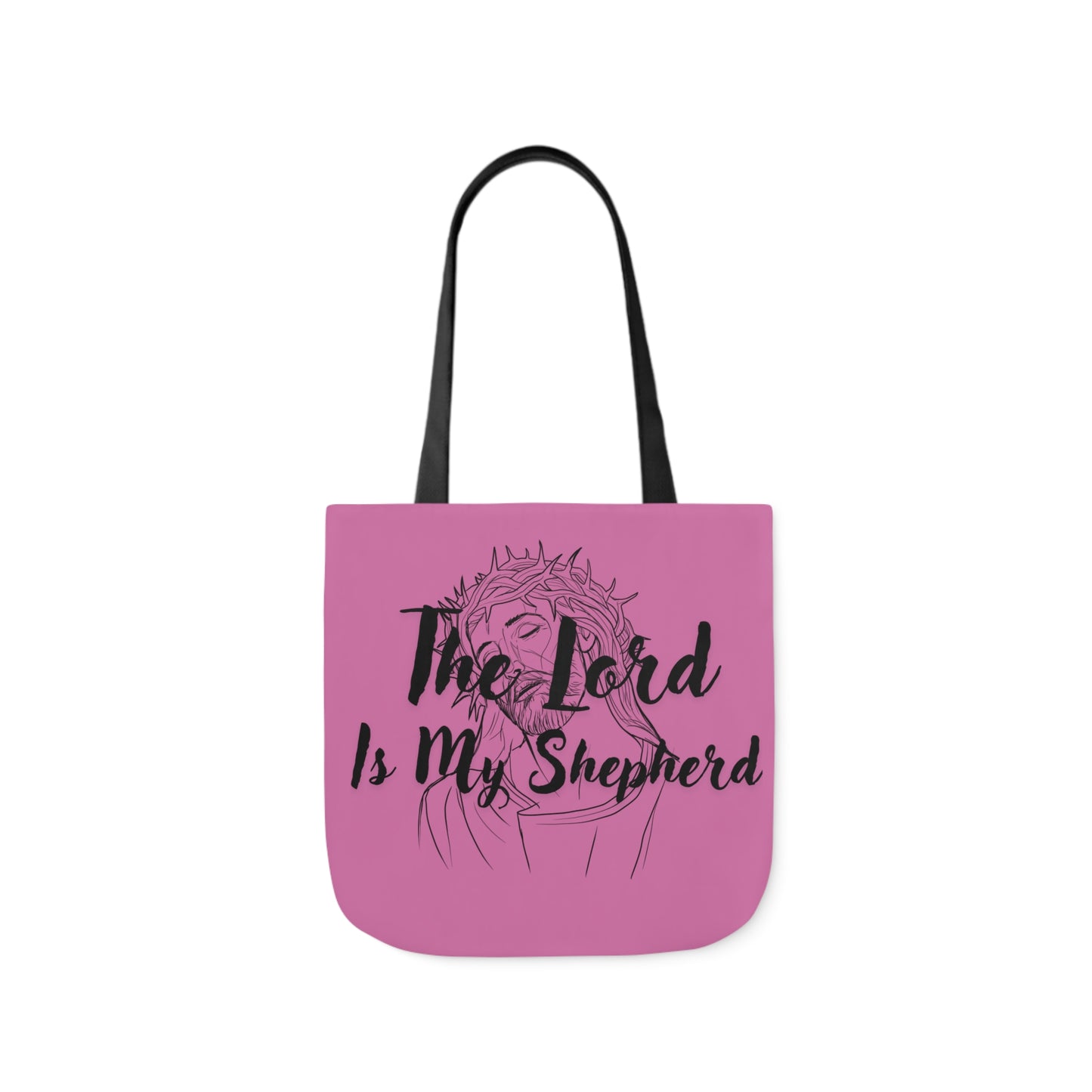 The Lord is My Shepherd - Canvas Tote Bag, 5-Color Straps - Religious