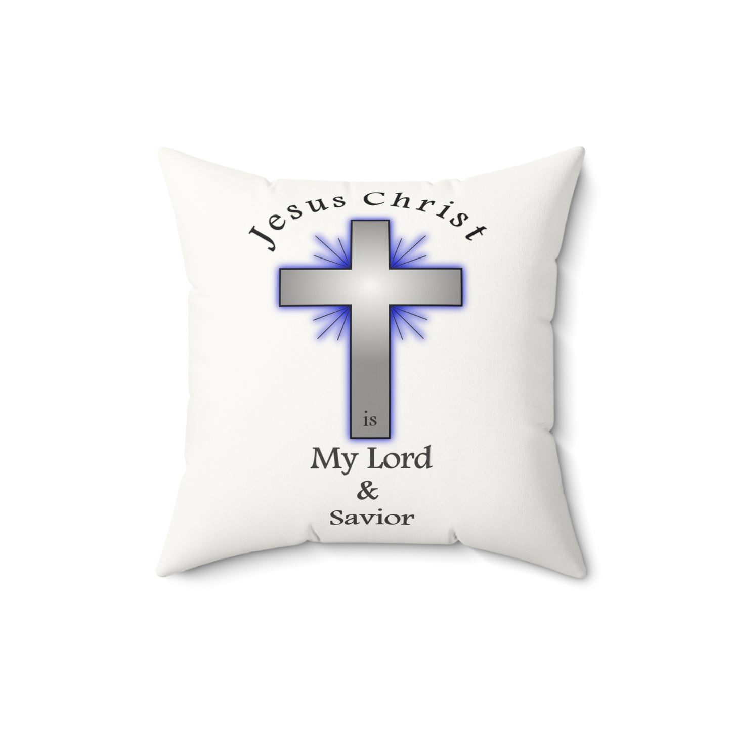 My Lord and Savior - Faux Suede Square Pillow - Easter - Mother's Day - Father's Day