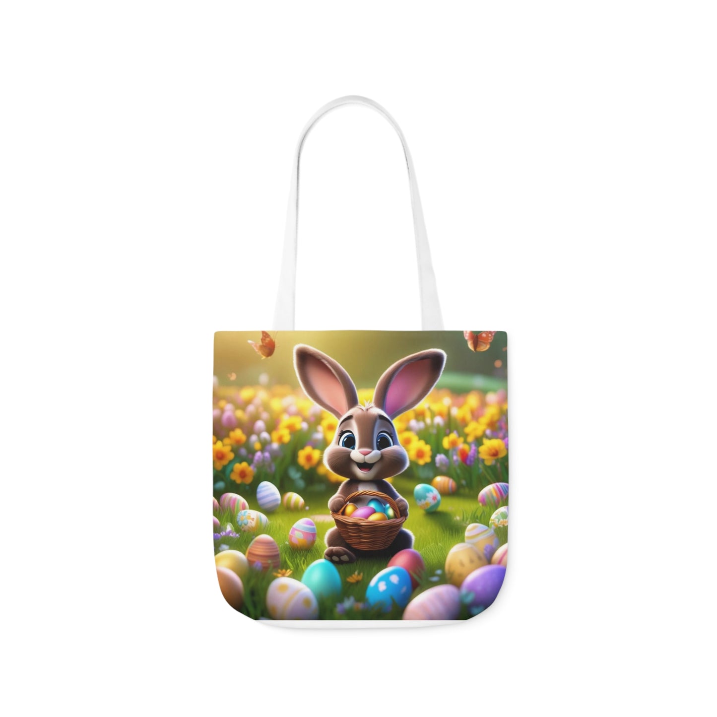 Easter - Canvas Tote Bag, 5-Color Straps