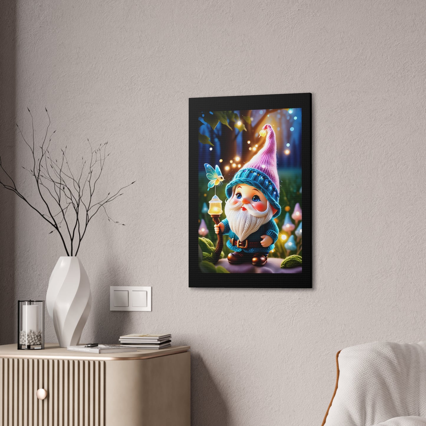 Gnome - Canvas Stretched, 0.75"