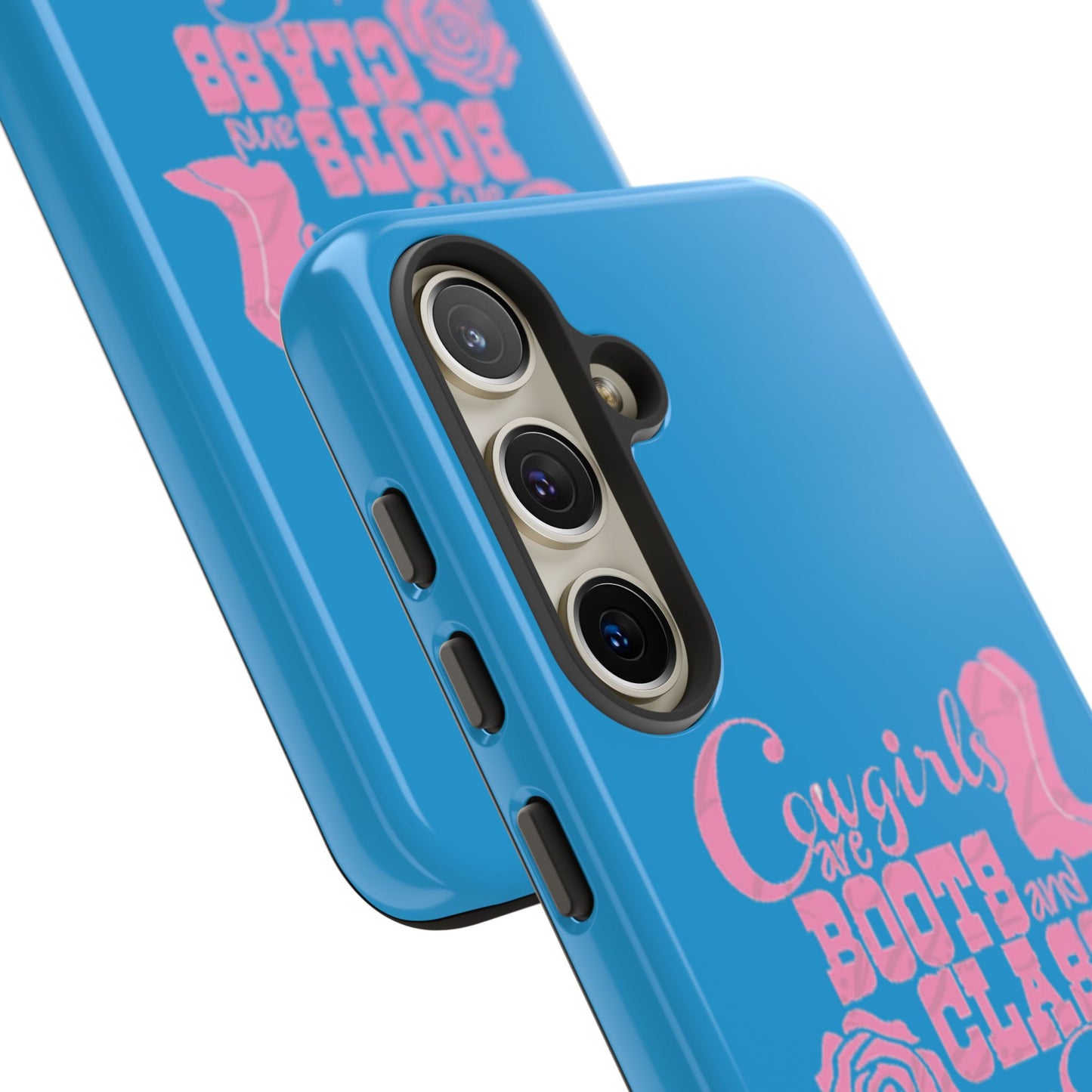 CowGirls are Boots -Tough Whimsical Phone Cases