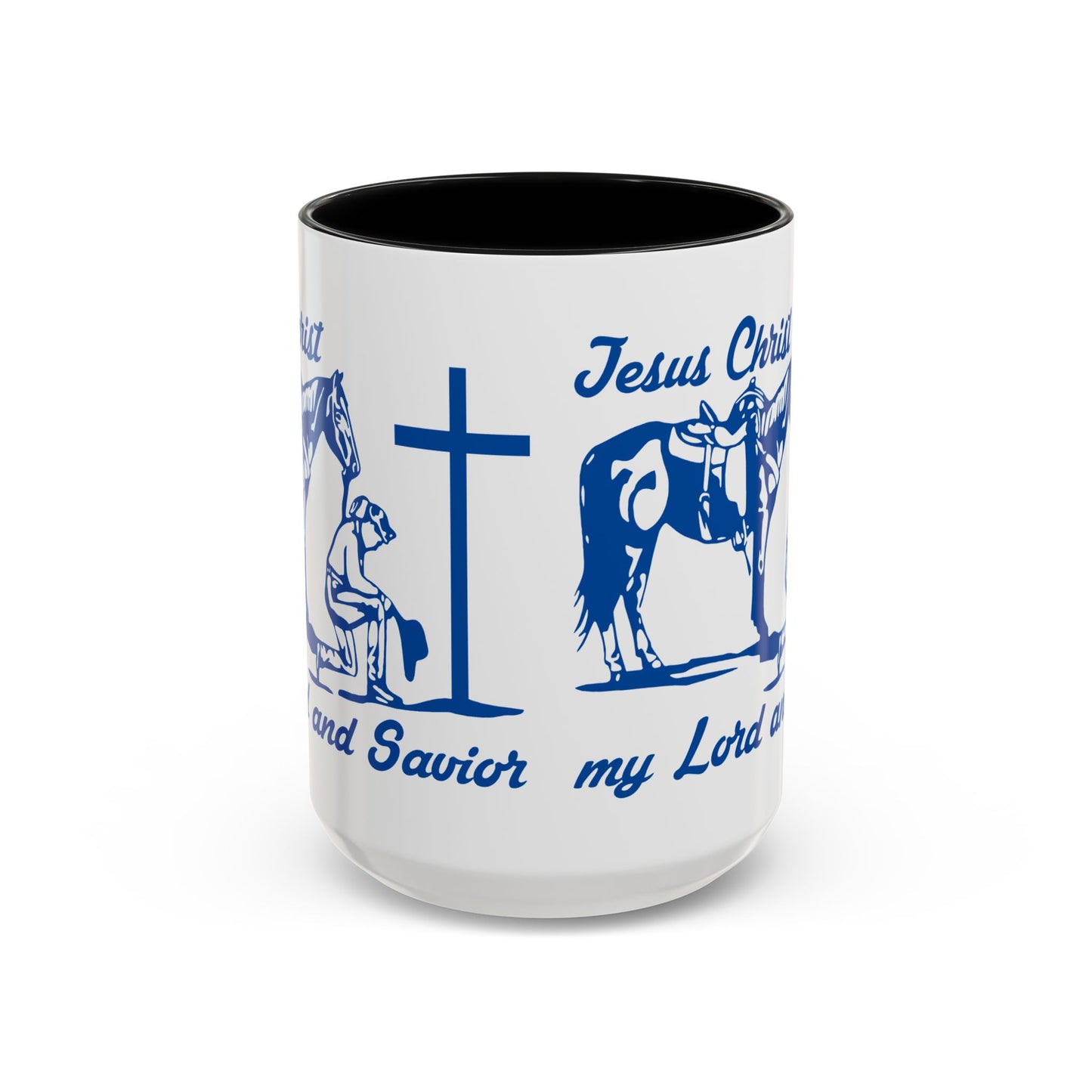 Lord and Savior - Accent Coffee Mug (11, 15oz) - Easter - Mother's Day - Father's Day