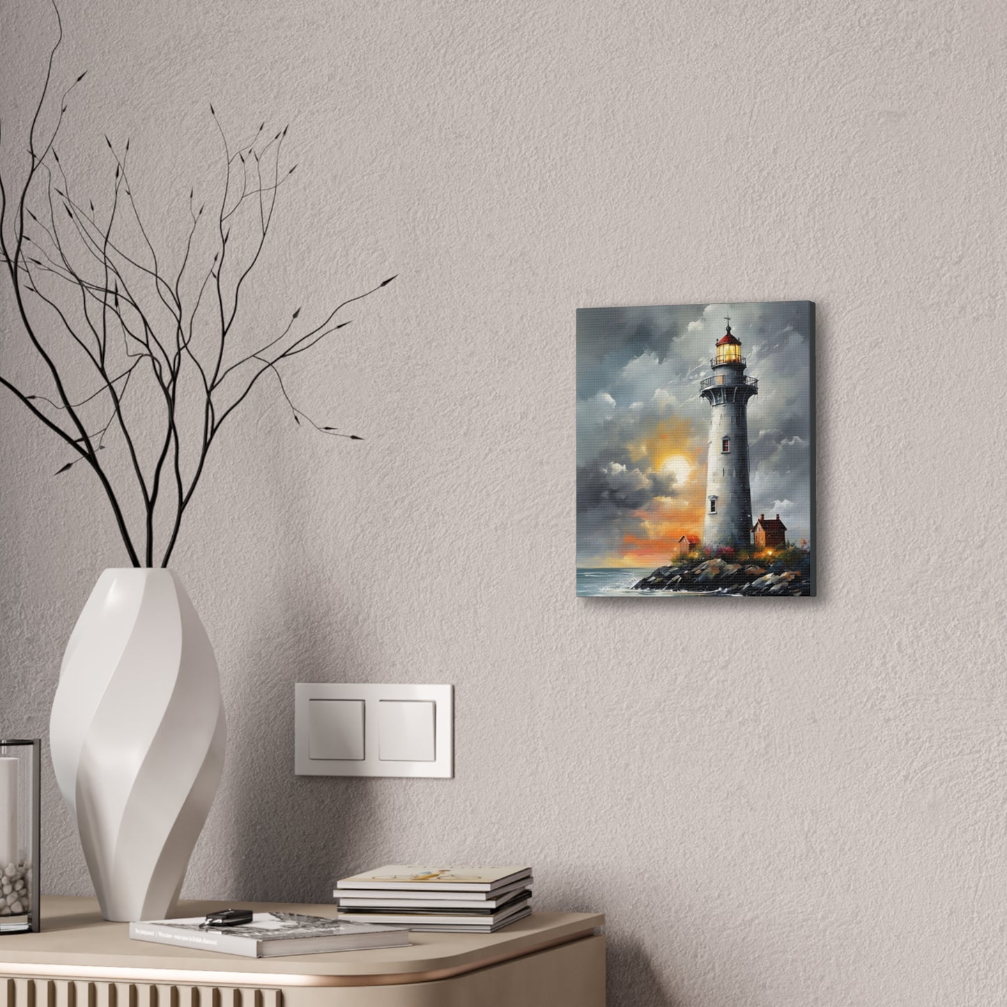 Light House - Canvas -Stretched, 0.75"