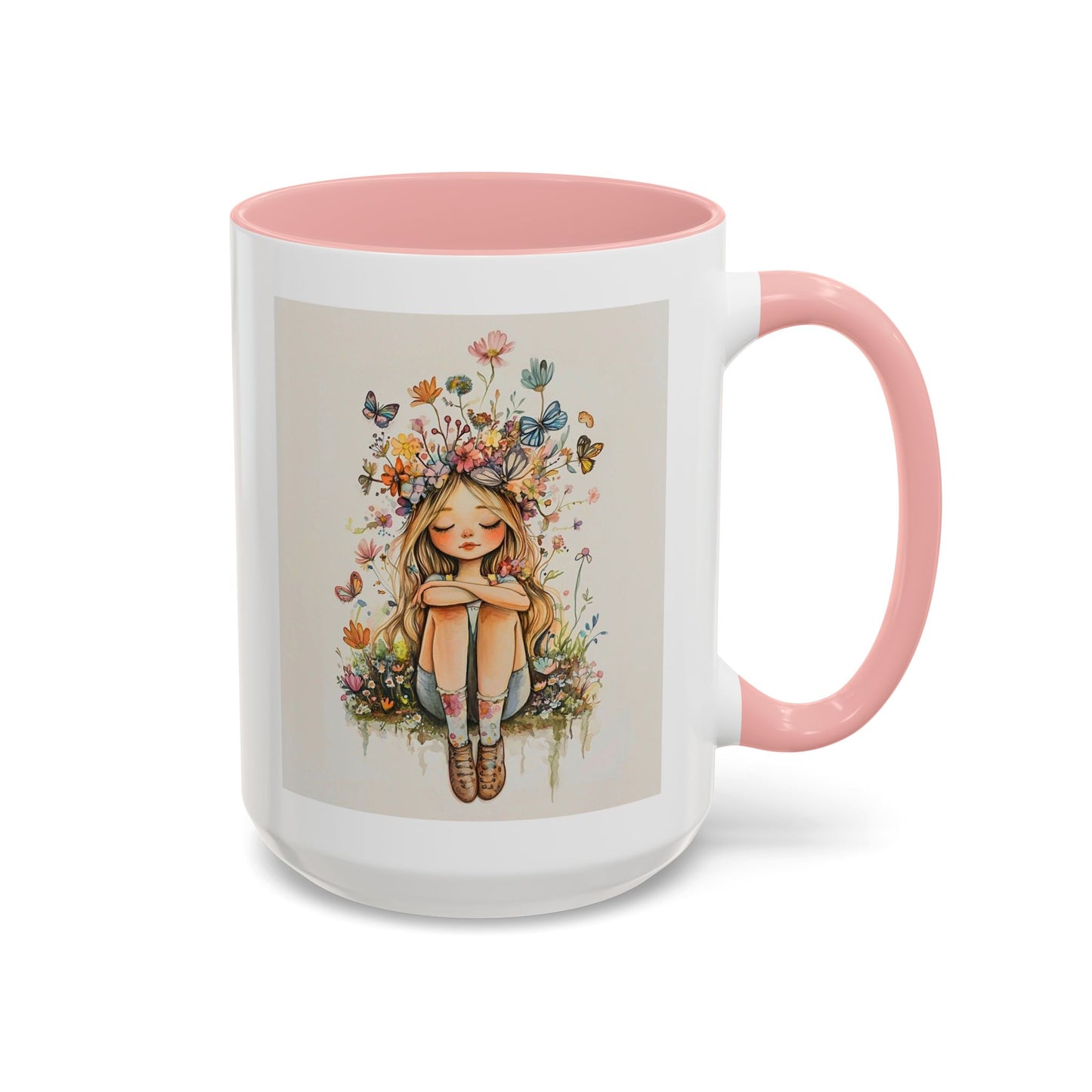 Girl - Accent Coffee Mug (11, 15oz)