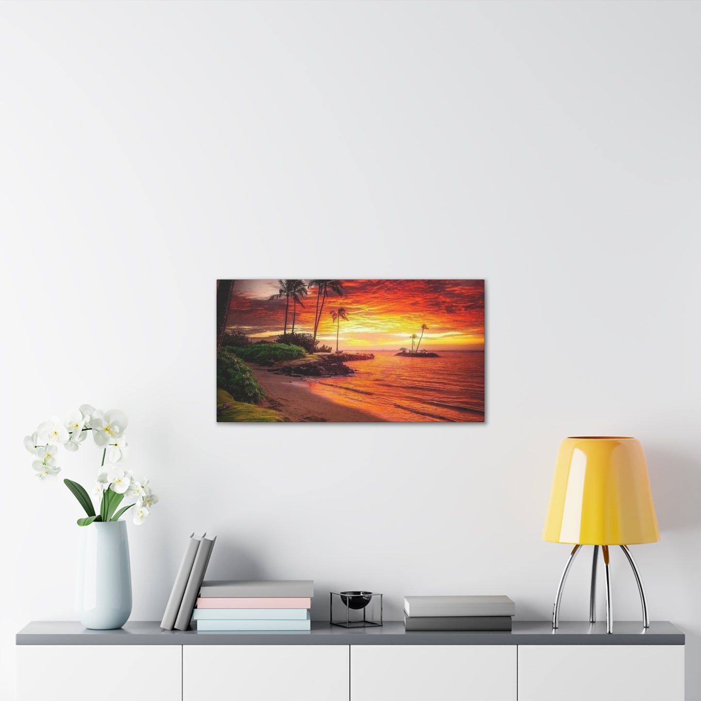 Sunset Island - Canvas Stretched, 0.75"