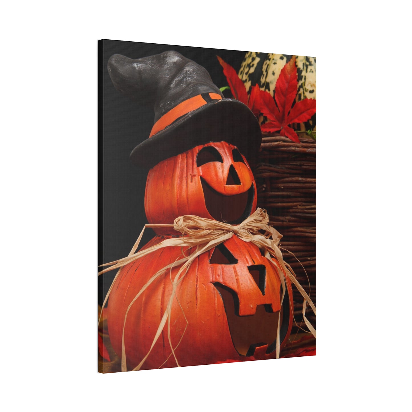 Pumpkins - Canvas Stretched, 0.75" - Halloween