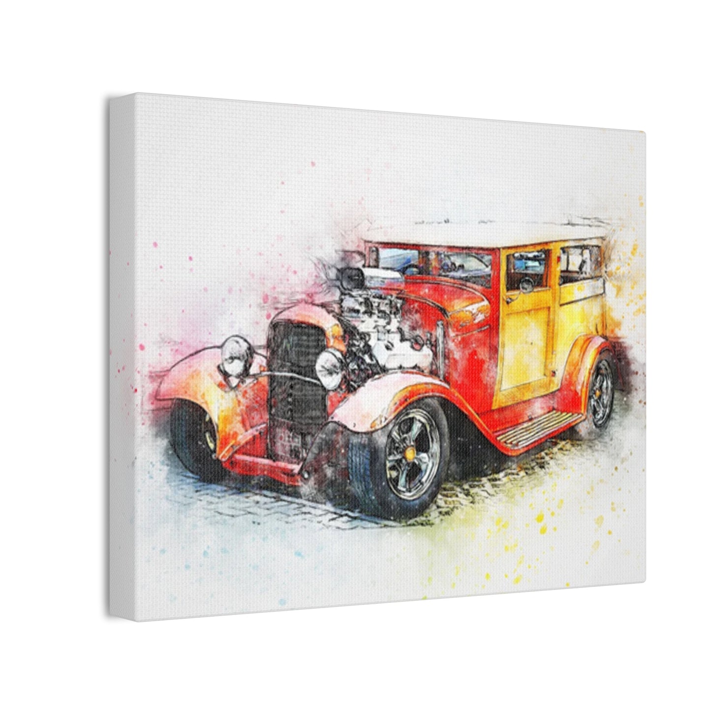 Hot Rod - Canvas Stretched, 0.75" - Father's Day