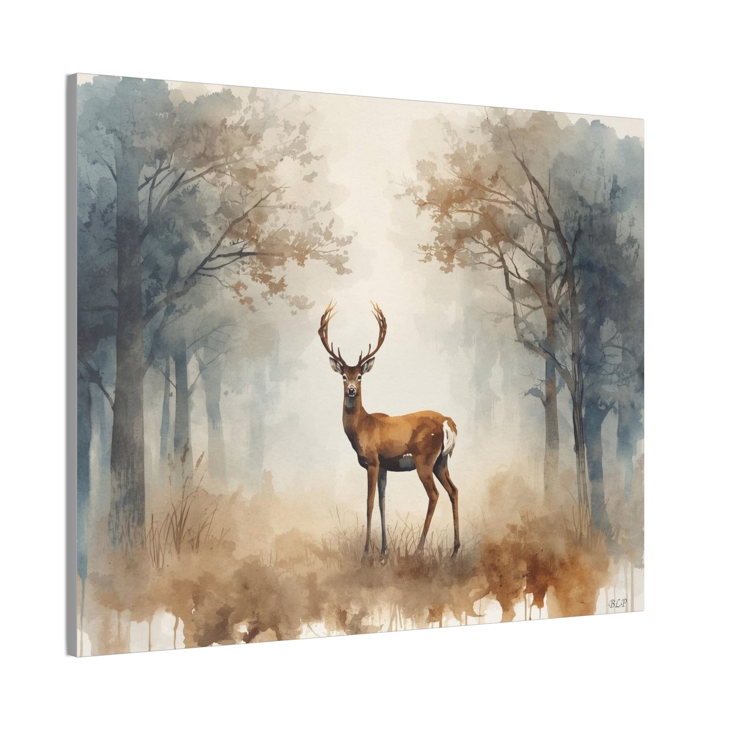 Lone Buck - Canvas Stretched, 0.75" - 2026 Wall Art - Animals