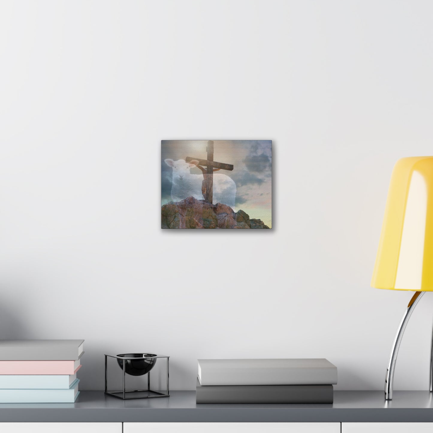 The Lamb of God - Canvas Stretched, 0.75" - Easter - Mother's Day - Father's Day