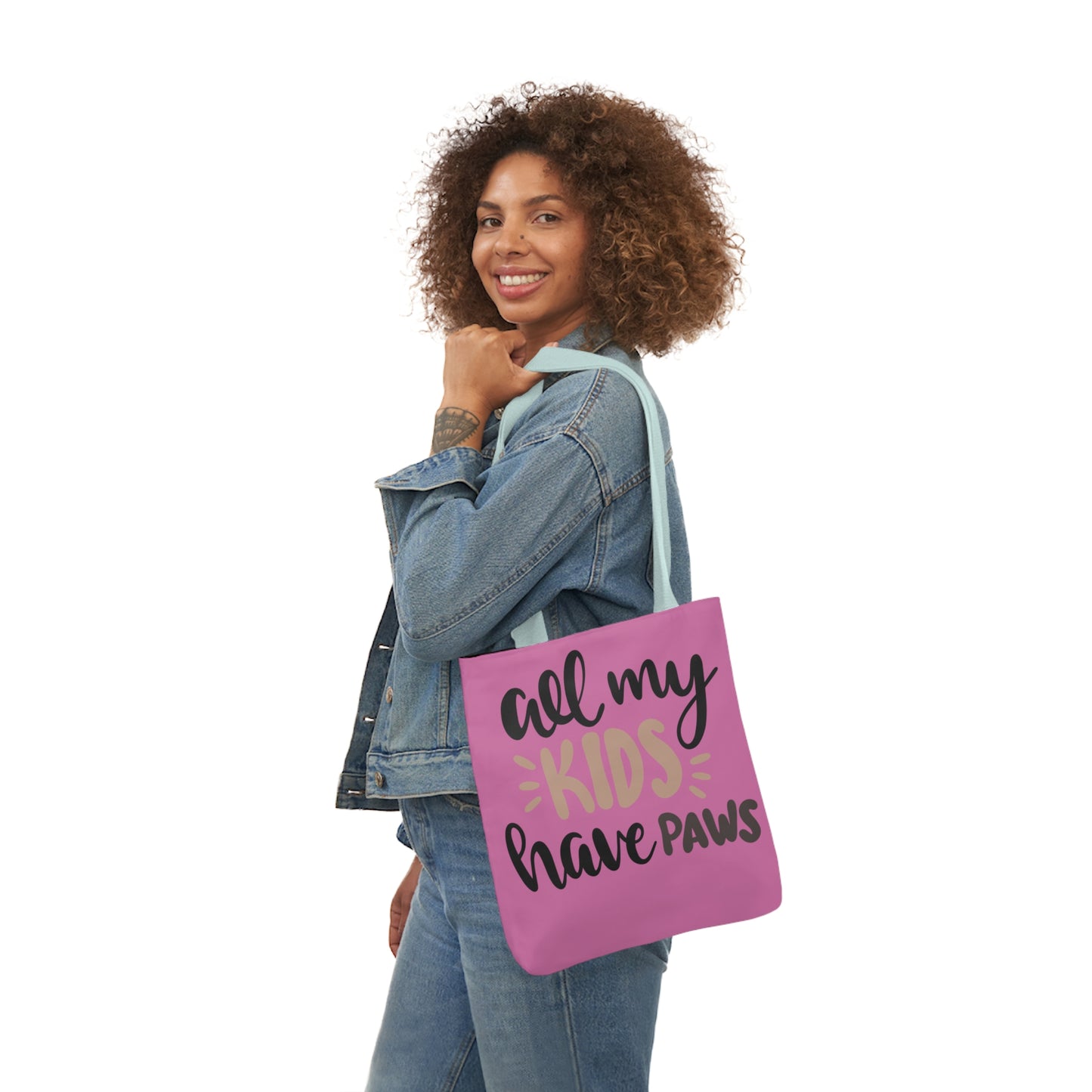 All My - Canvas Tote Bag, 5-Color Straps - Mother's Day