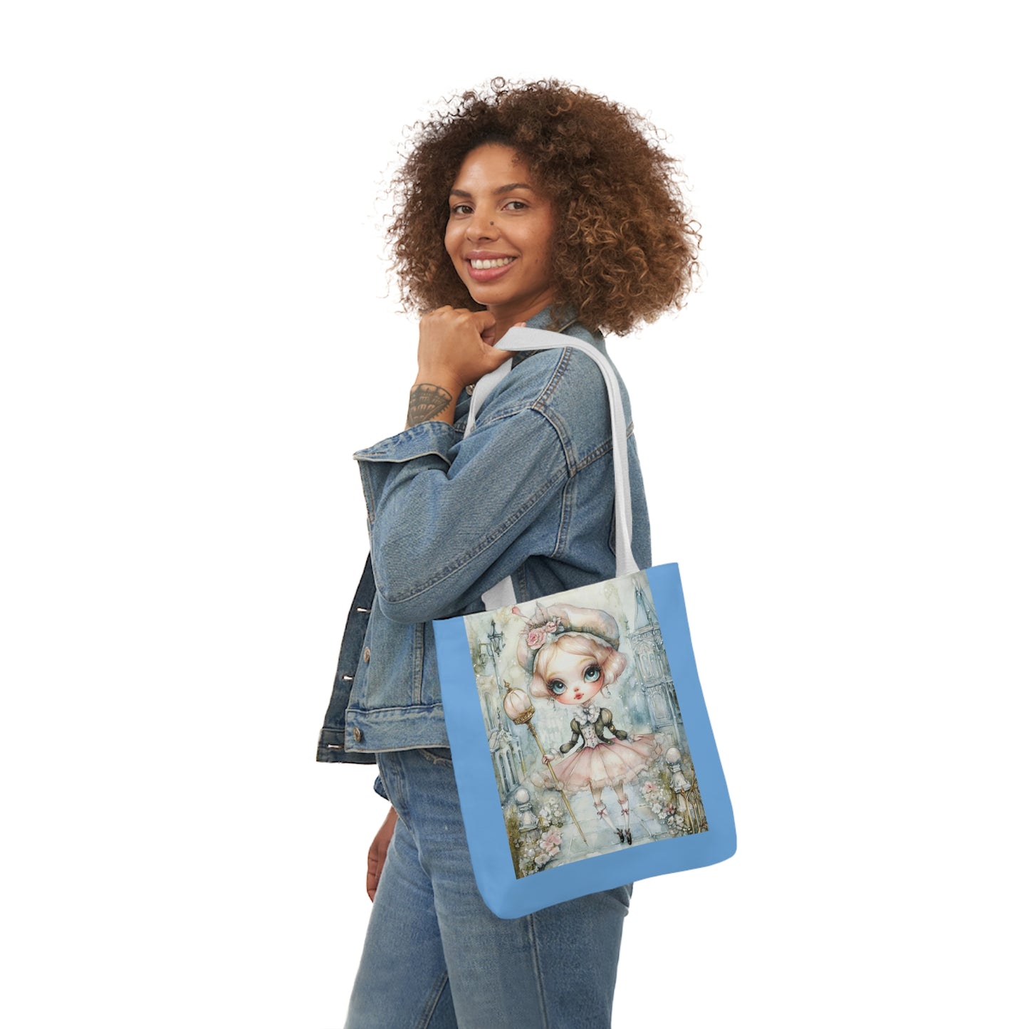 Tiny Dancer - Canvas Tote Bag, 5-Color Straps