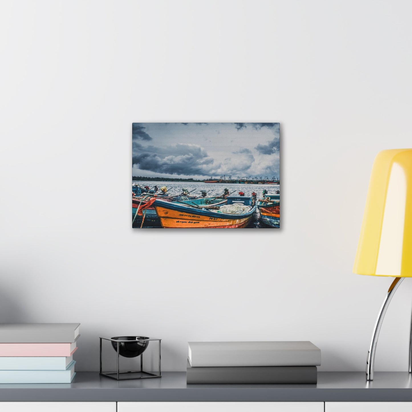 Boats - Canvas Stretched, 0.75"