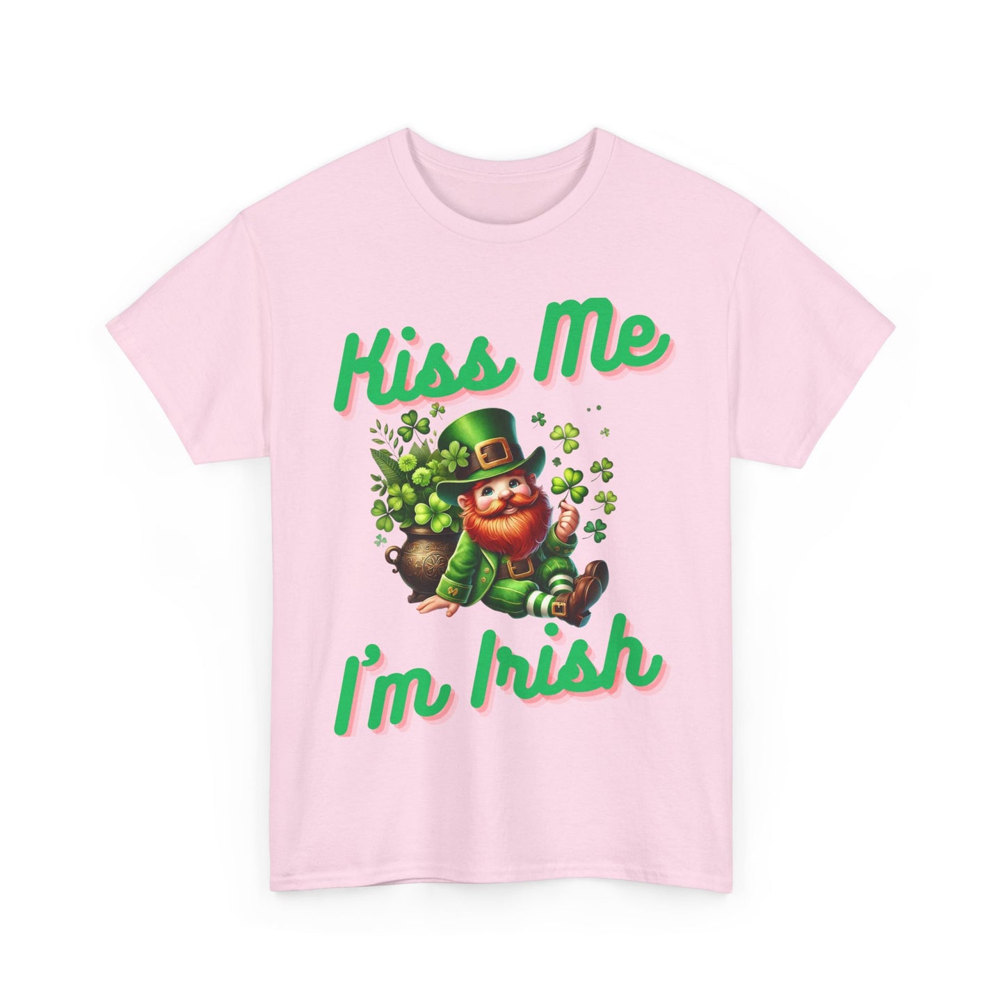 Kiss Me I'm Irish - Unisex Heavy Cotton Tee - St. Patrick's Day - T-Shirts