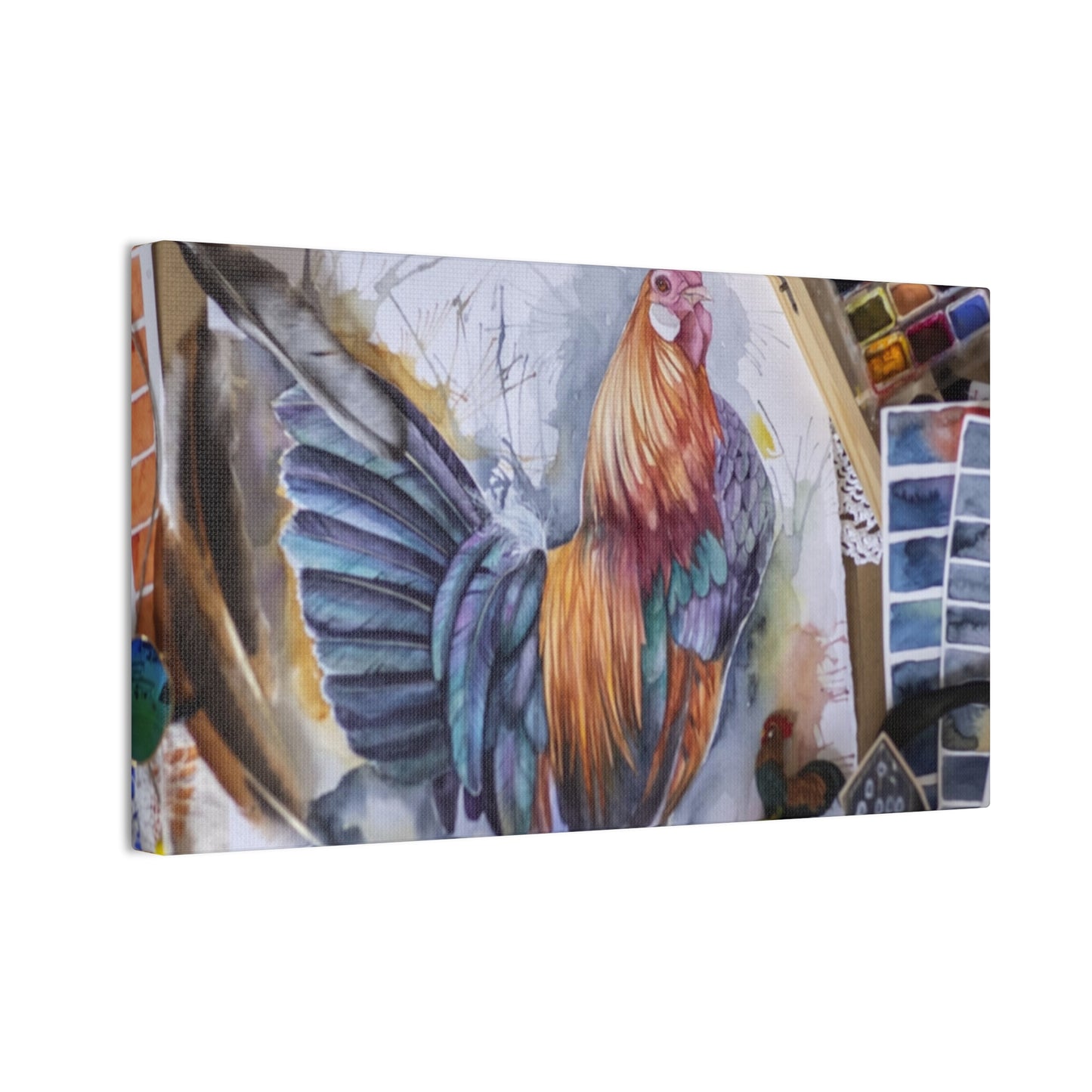 Rooster Art - Canvas Stretched, 0.75"