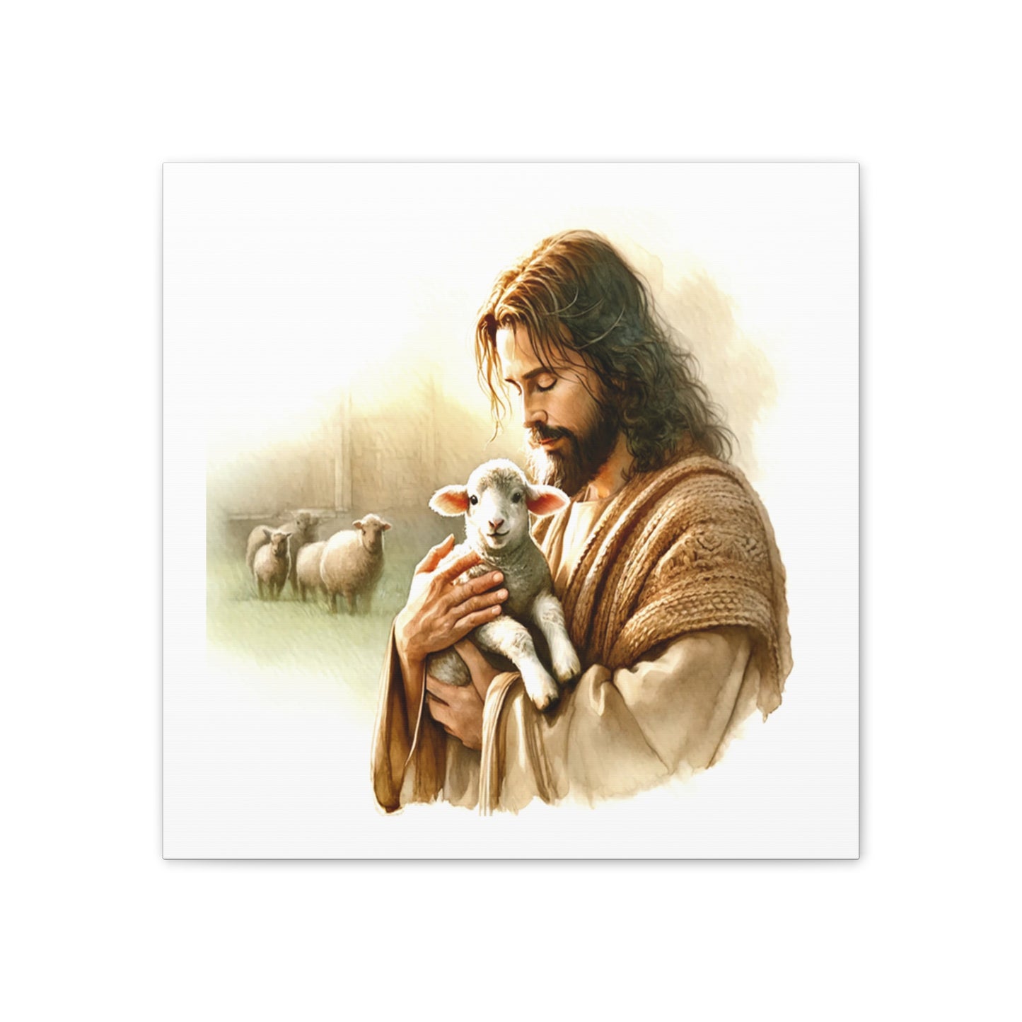 Jesus the Lamb of God - Canvas Stretched, 0.75" Easter