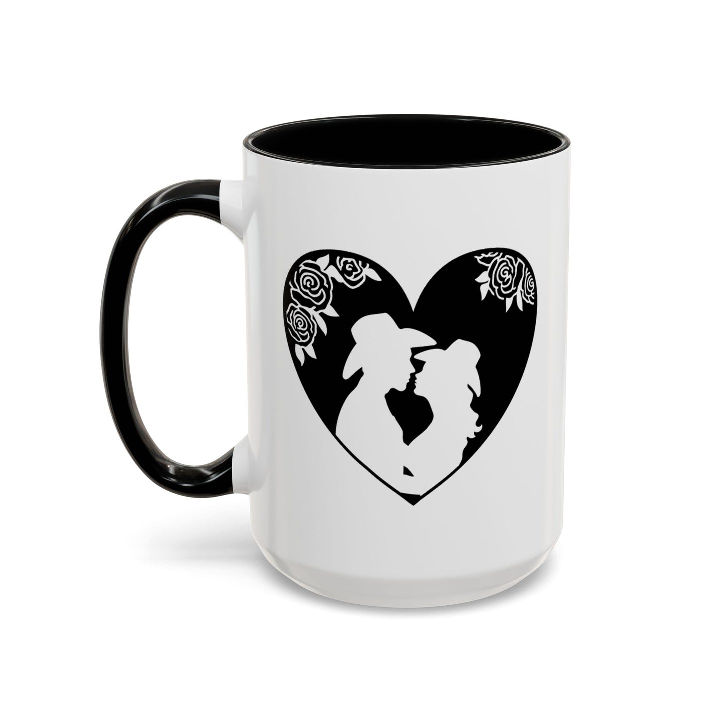 Cowboy Love - Accent Coffee Mug (11, 15oz) - Mother's Day