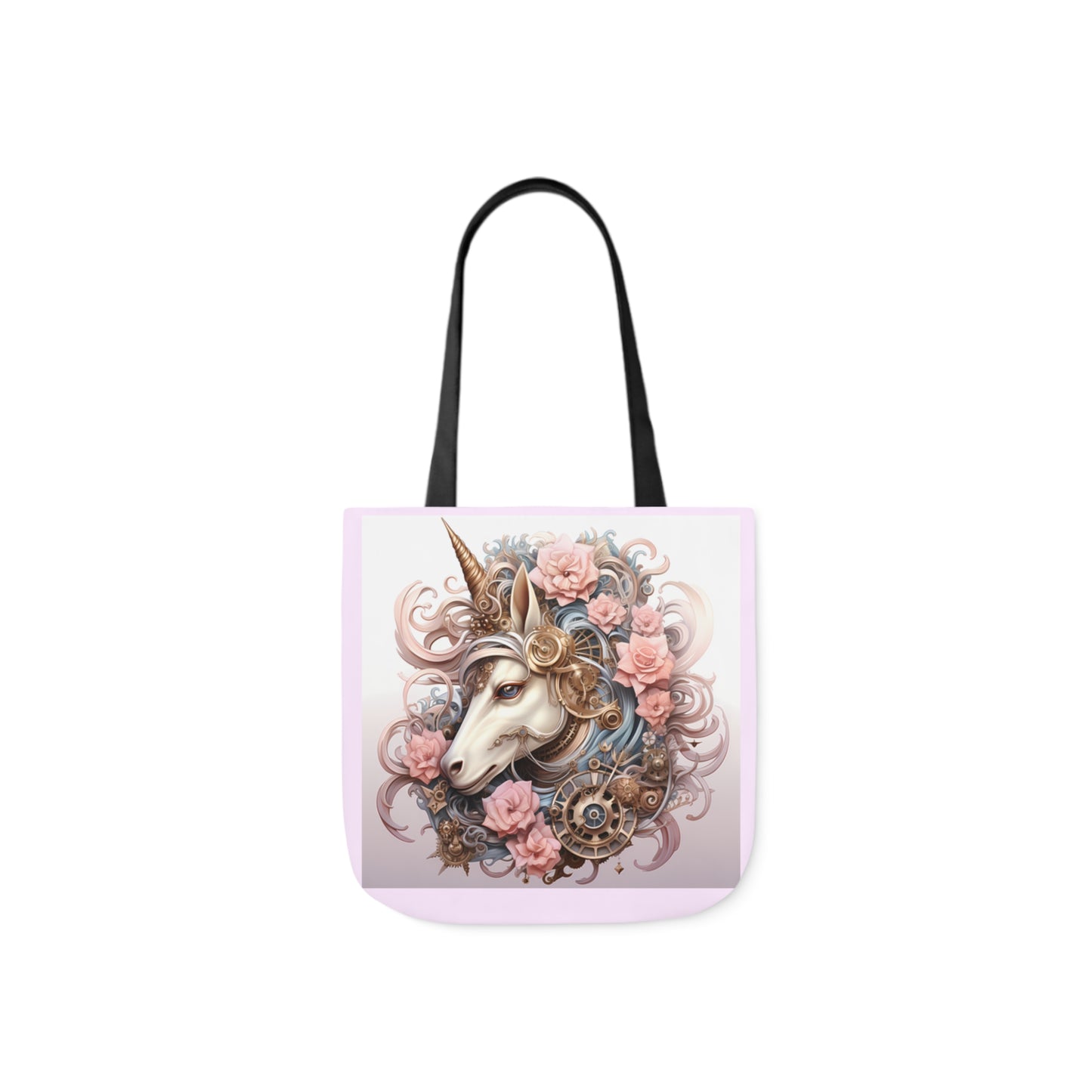 Unicorn - Canvas Tote Bag, 5-Color Straps