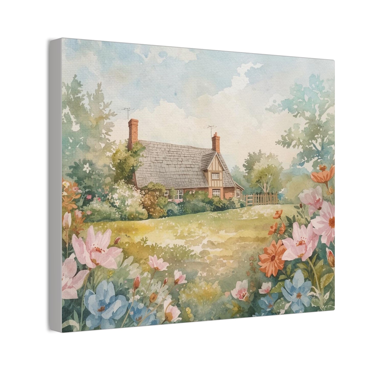English Cottage - Canvas Stretched, 0.75" - 2026 Wall Art - Places