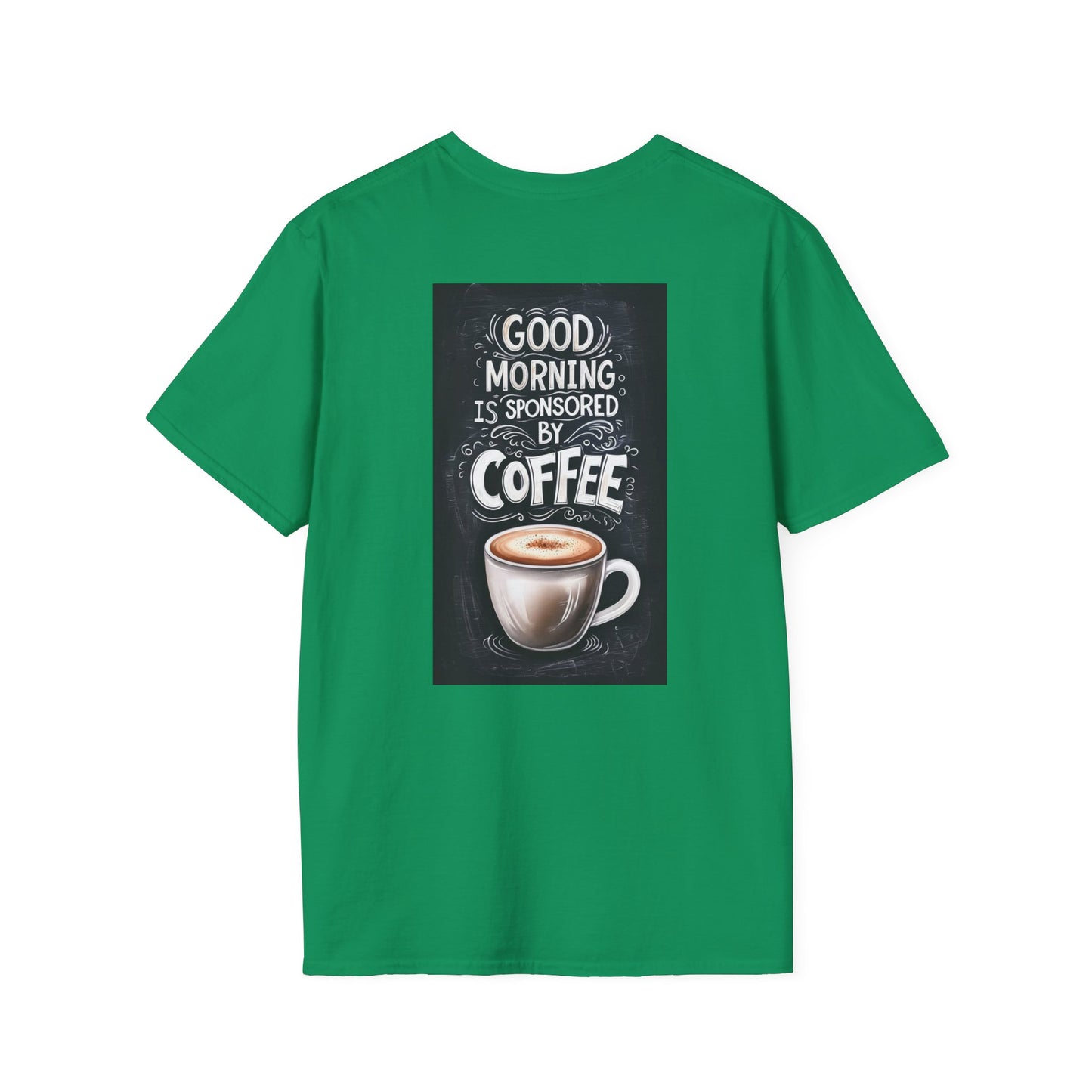 Sponsored by Coffee - Unisex Softstyle T-Shirts