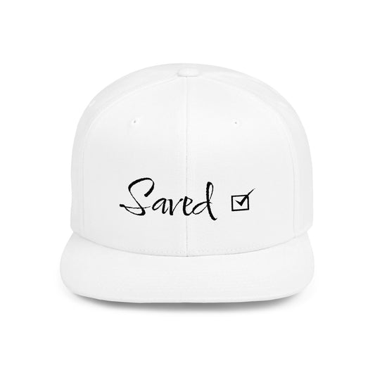 Saved - Black - Embroidered - Low Profile Baseball Cap - Easter - Mother's Day - Father's Day - Easter 1