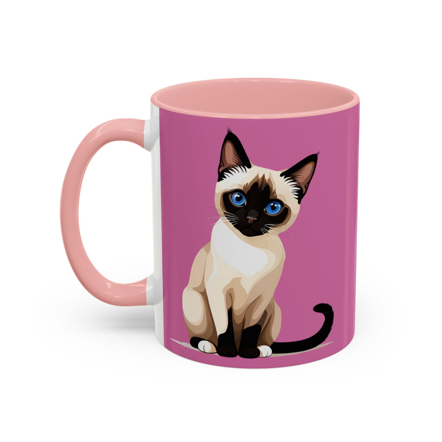 Siamese Cat - Accent Coffee Mug (11, 15oz)