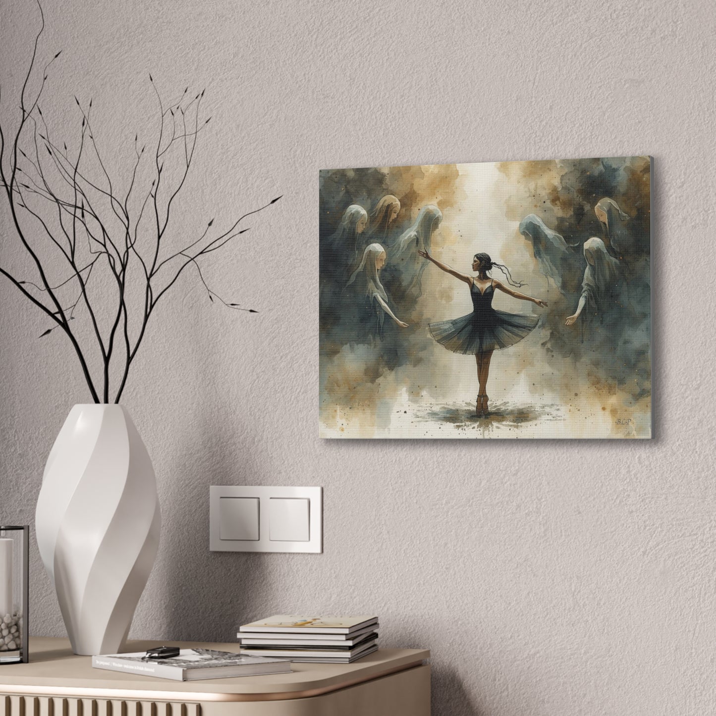 Haunted Ballerina - Canvas Stretched, 0.75" - Wall Art 2026 - Individuals