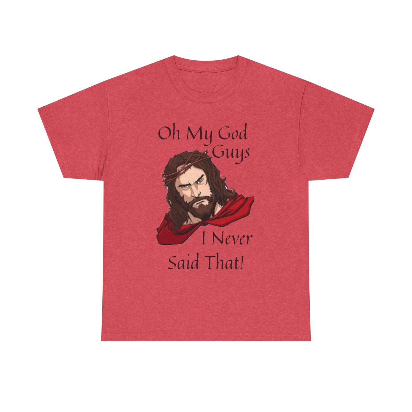 Oh My God - Unisex Heavy Cotton Tee - T-Shirts - Religious